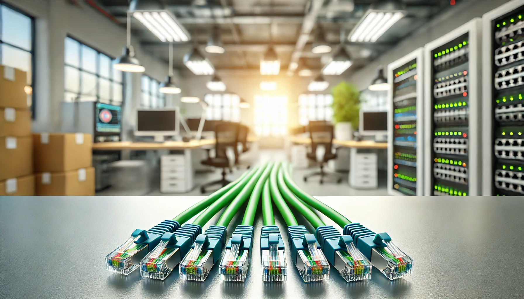 CAT6 Patch Kablo, 5 metre, Yeşil