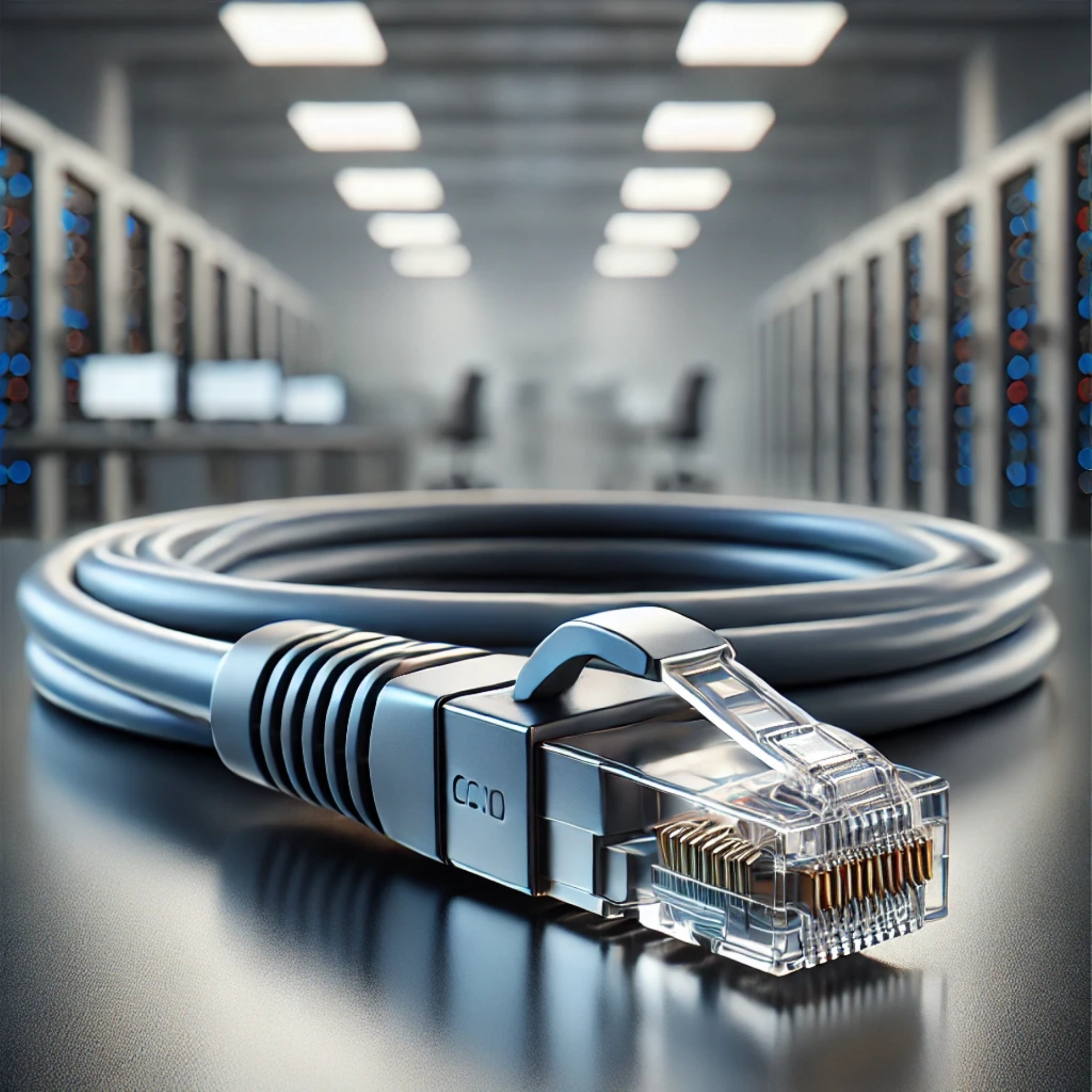 CAT7 Patch Kablo - 50cm, Gri