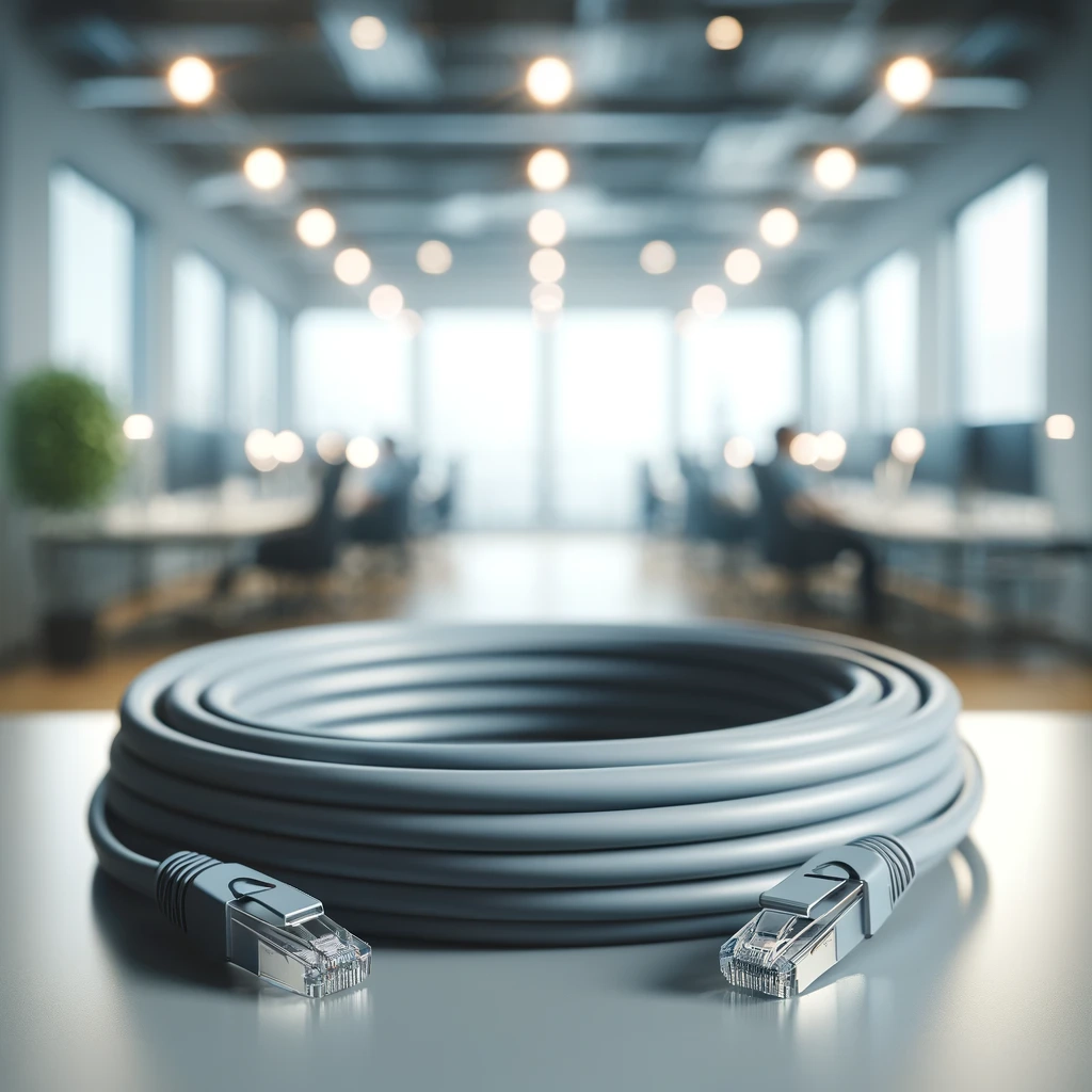 CAT6A F/FTP Patch Kablo - 50cm, Gri