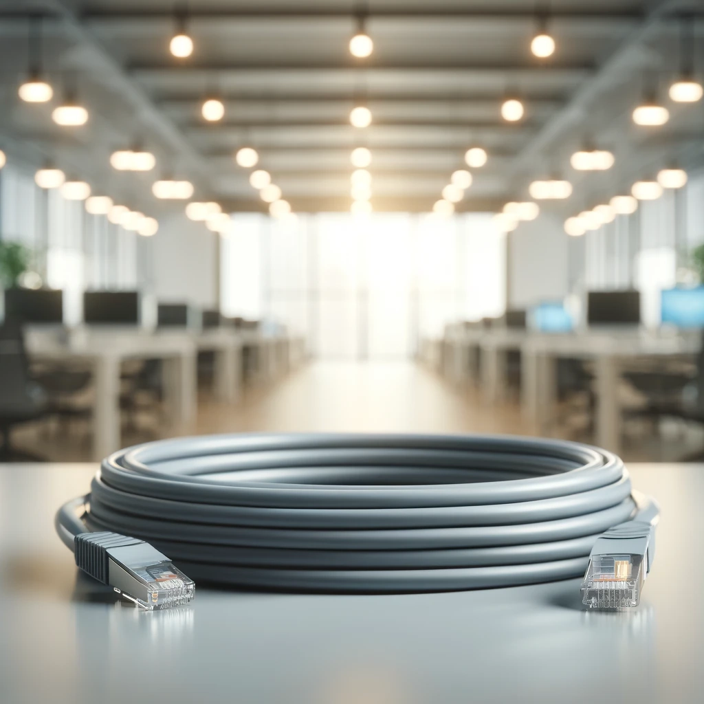 CAT6A S/FTP Patch Kablo - 50cm, Gri