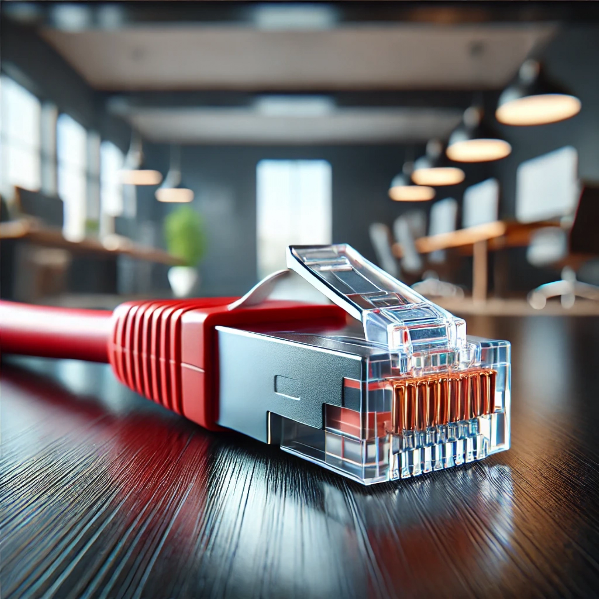 CAT7 Patch Kablo - 50cm, Kırmızı