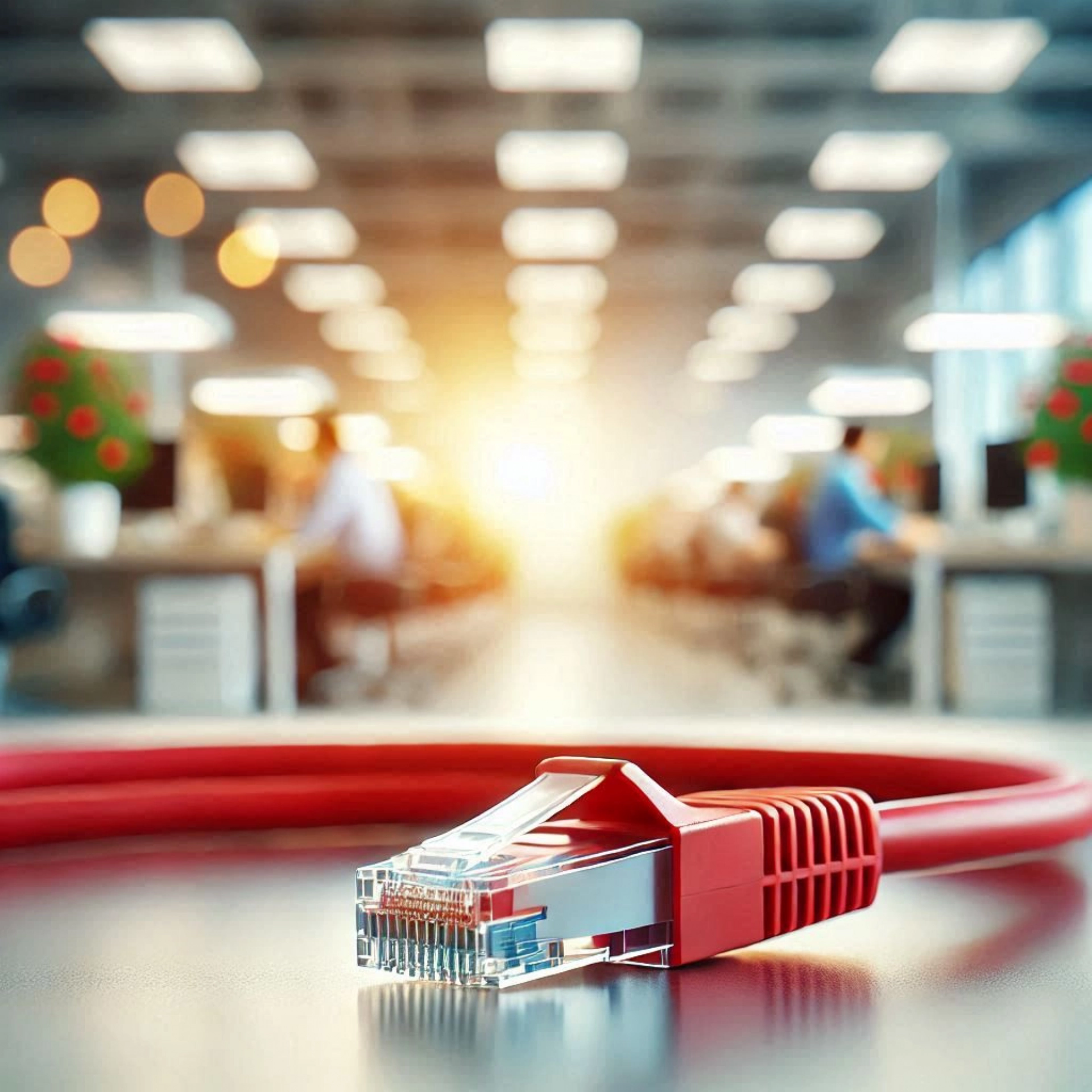 CAT6A S/UTP Patch Kablo - 50cm, Kırmızı