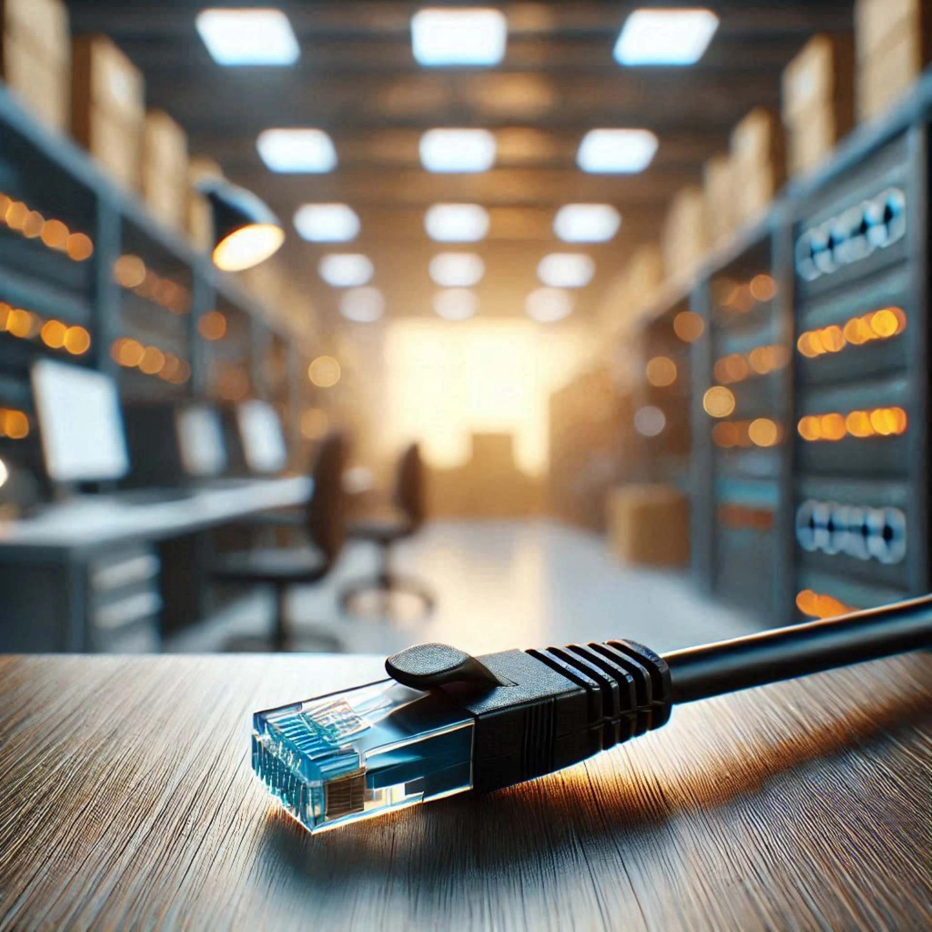 CAT6A U/UTP Patch Kablo - 50cm, Siyah