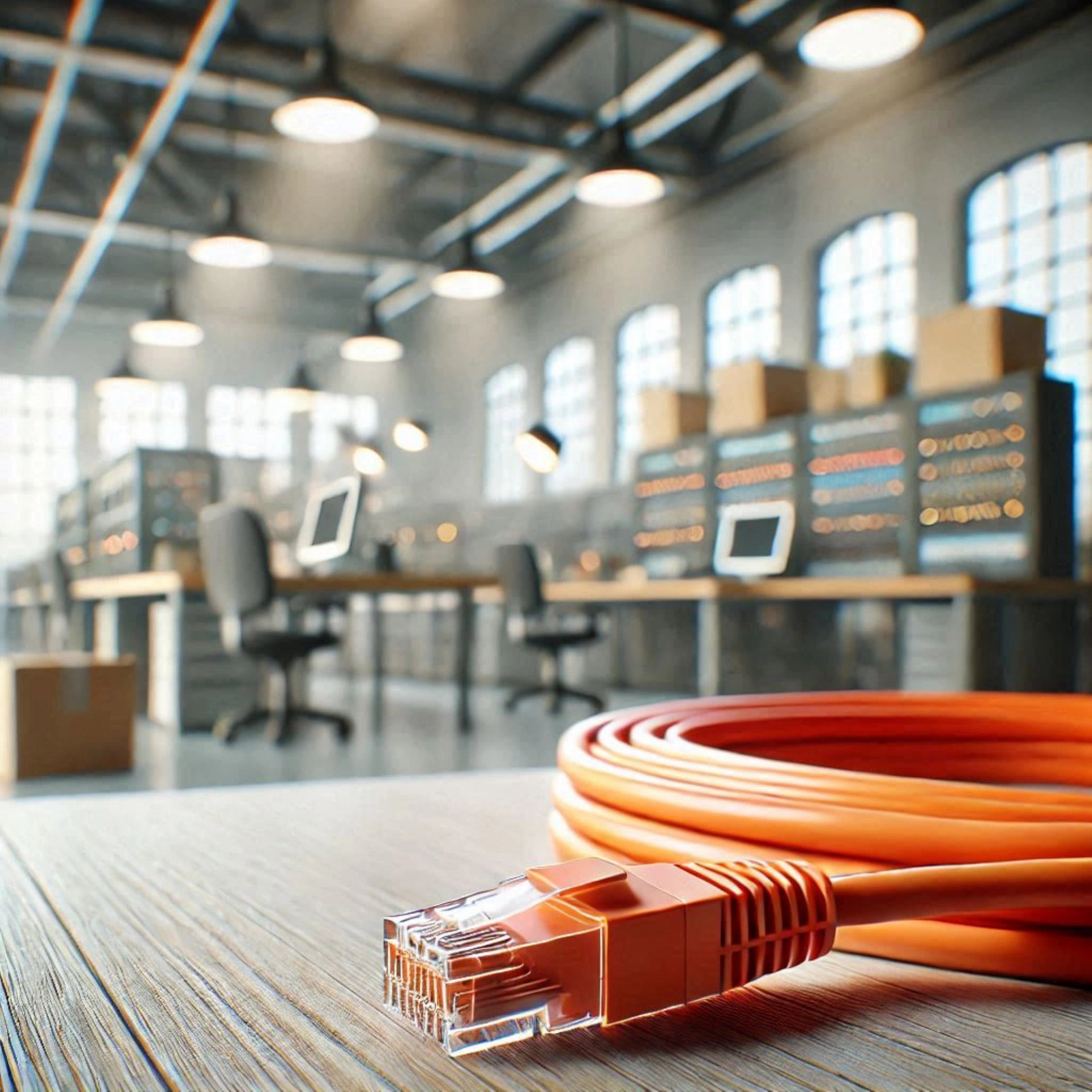 CAT6A F/UTP Patch Kablo - 50cm, Turuncu