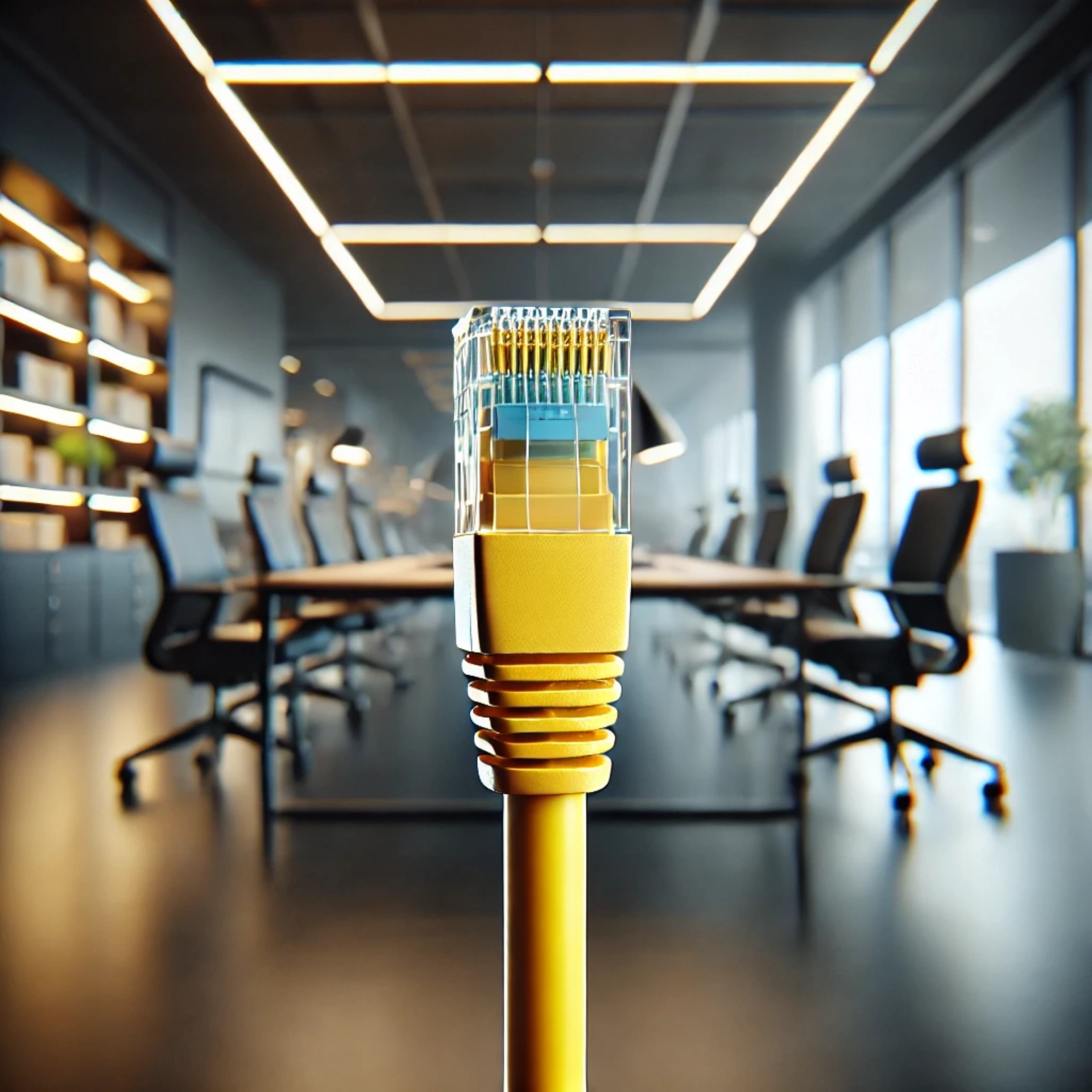 CAT6A SF/UTP Patch Kablo - 50 metre, Sarı