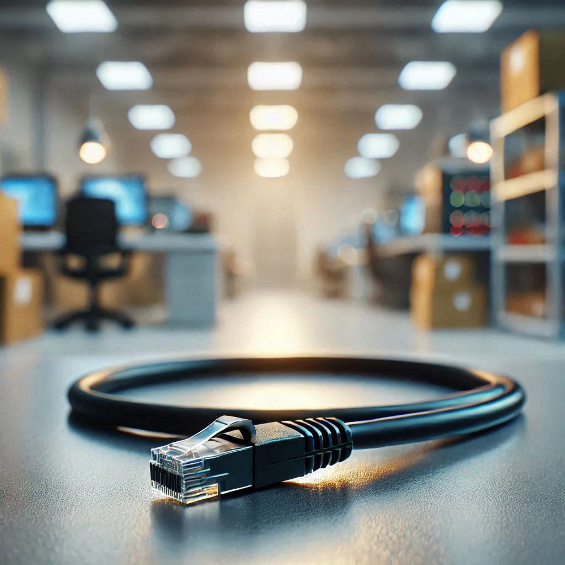 CAT6A F/FTP Patch Kablo - 50 metre, Siyah