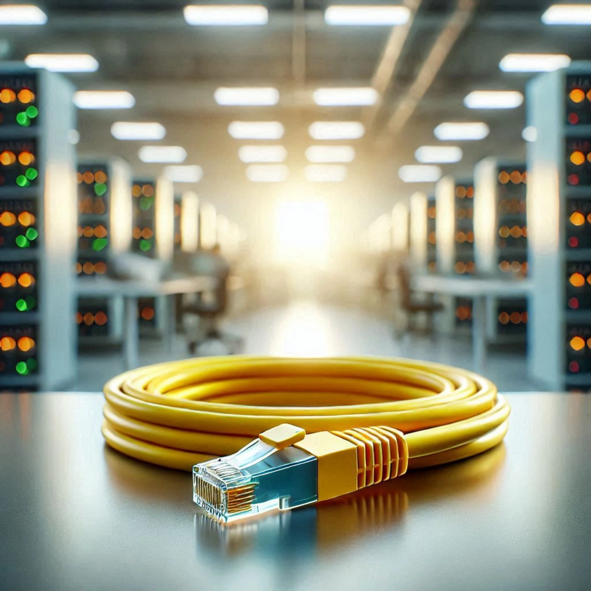 CAT6A S/FTP Patch Kablo - 5 metre, Sarı