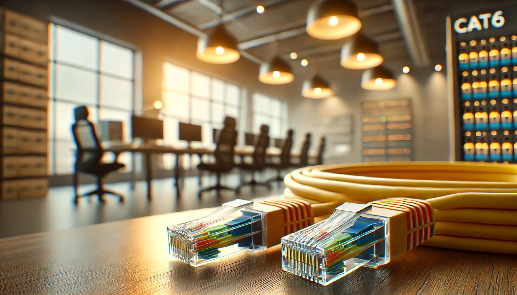 CAT6 Patch Kablo, 15 metre, Sarı
