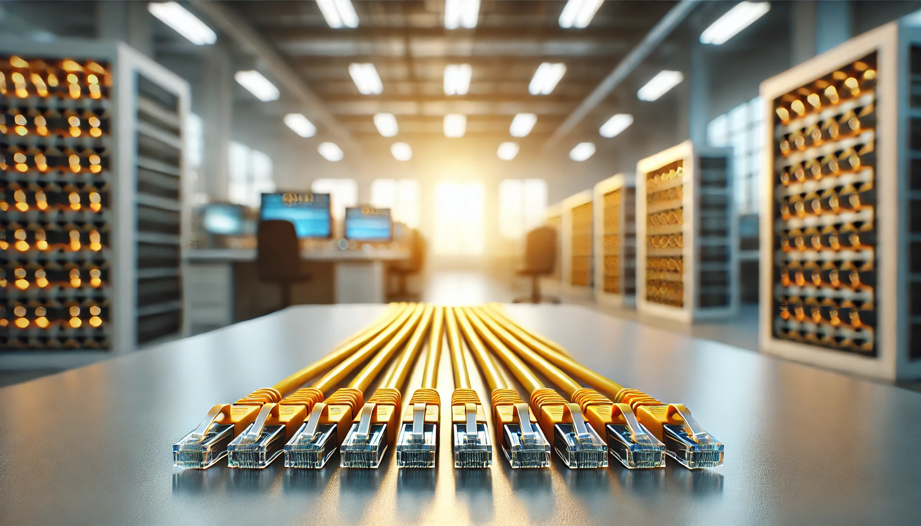 2m Sarı CAT6 Patch Kablo