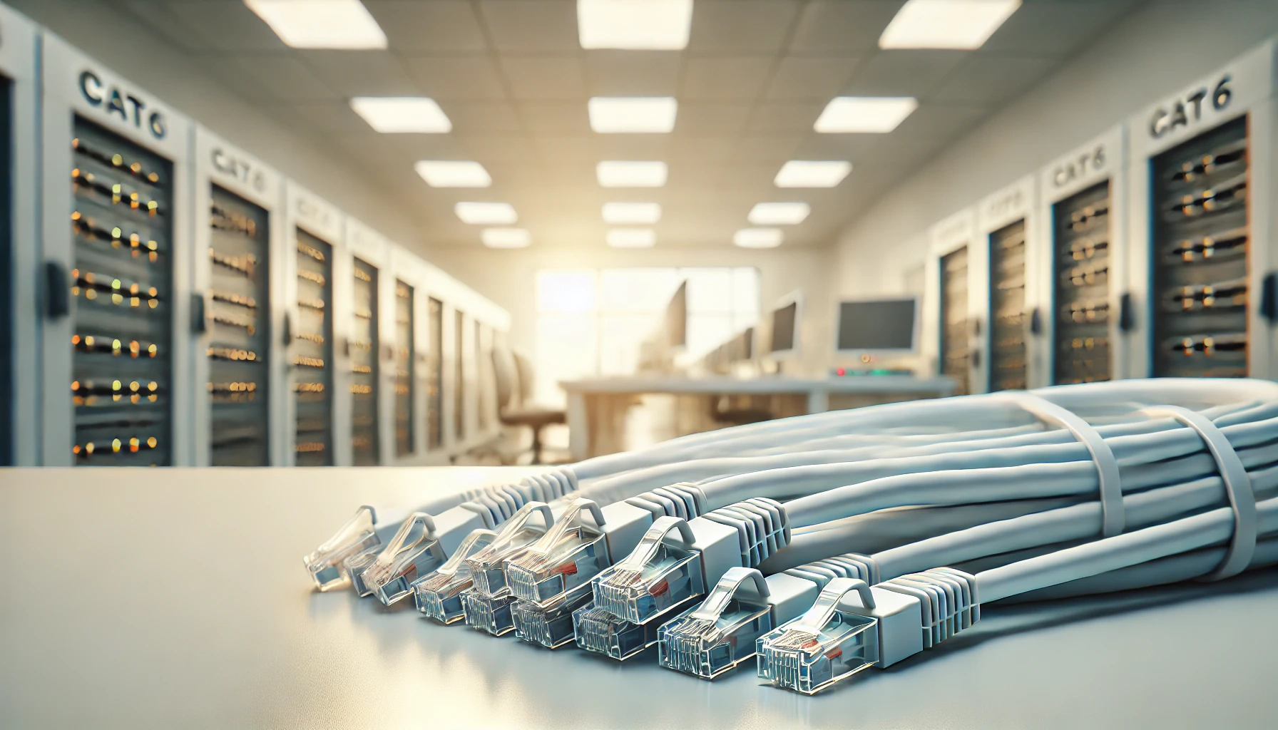 25cm Beyaz CAT6 Patch Kablo