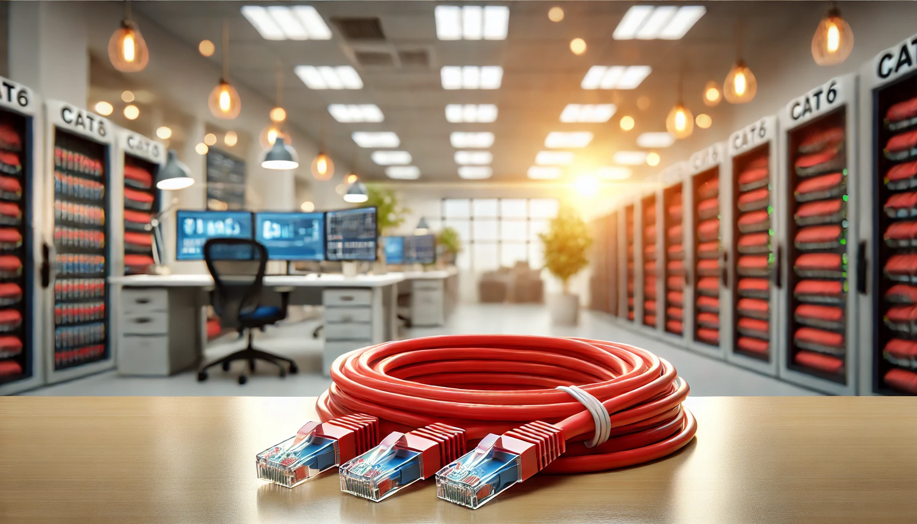 CAT6 Patch Kablo, 3 metre, Kırmızı