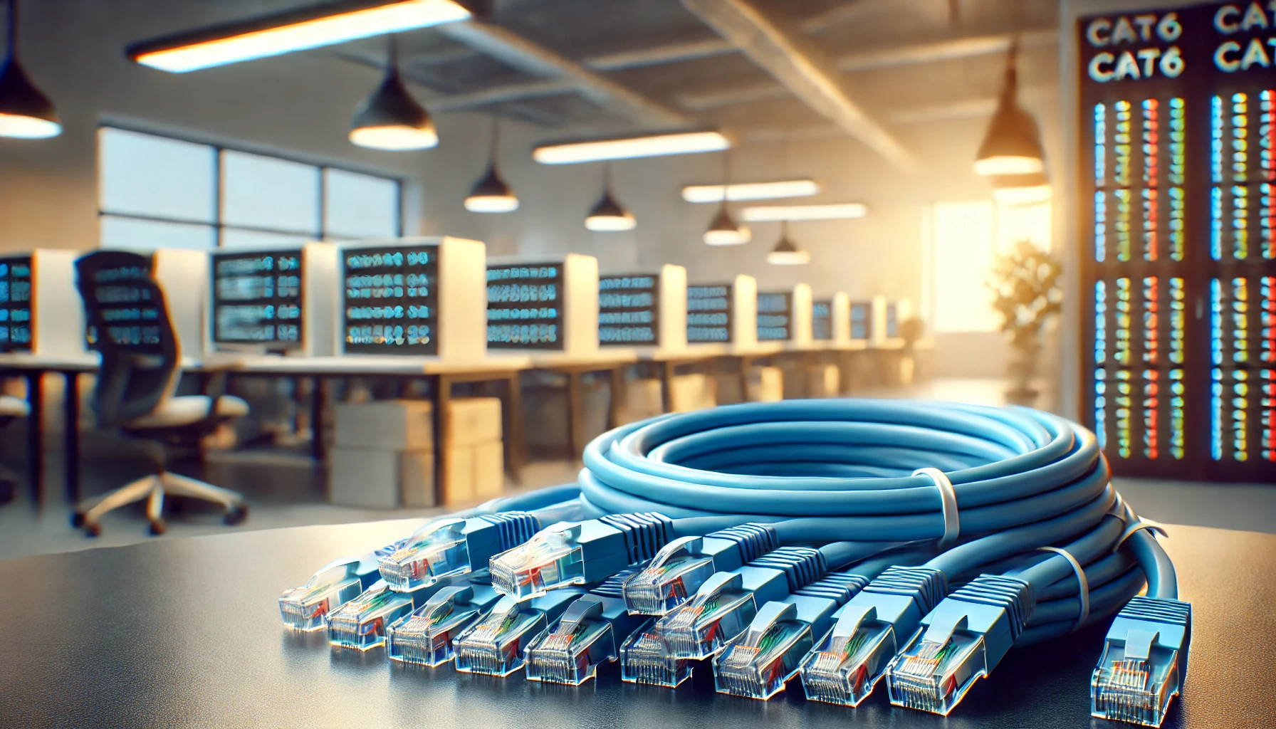 CAT6 Patch Kablo, 3 metre, Mavi