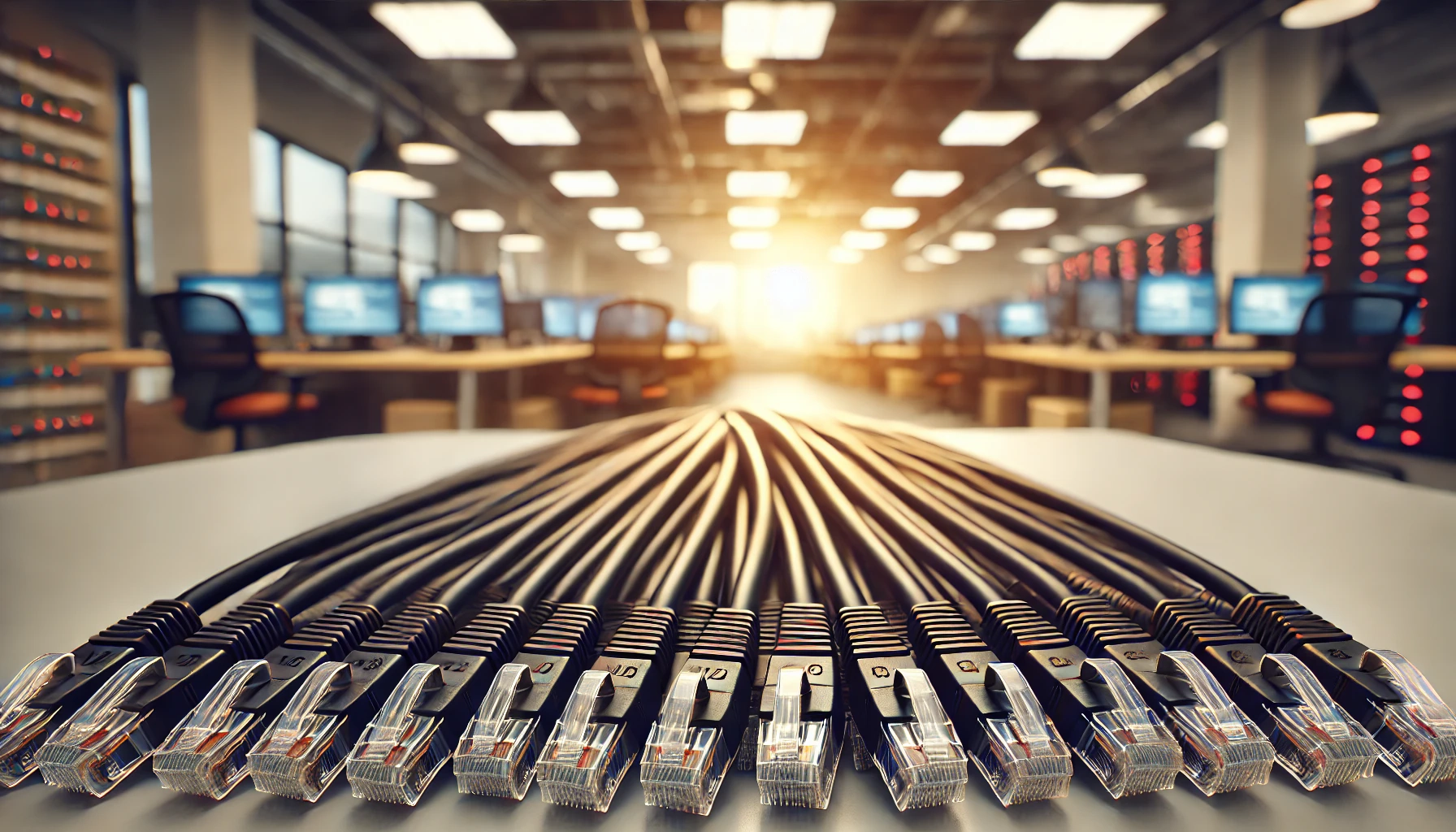 50m Siyah CAT6 Patch Kablo