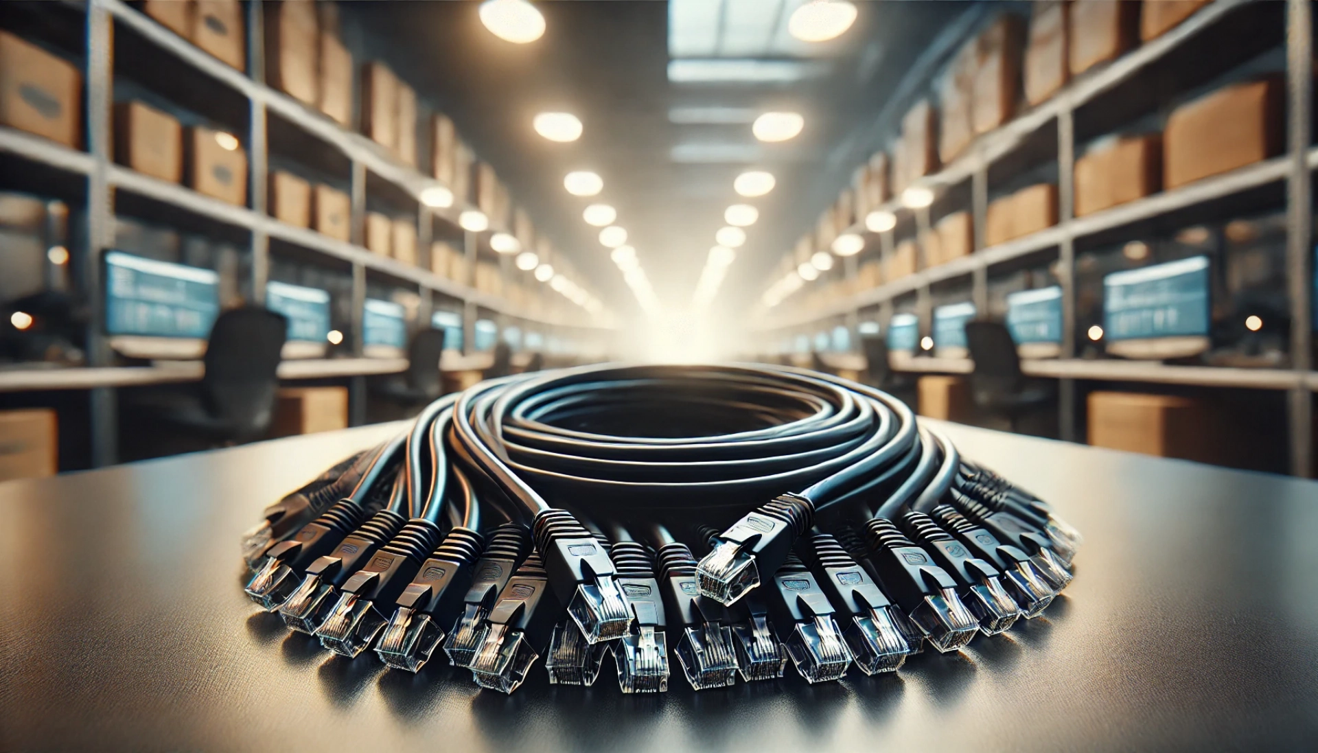 1m Siyah F/FTP CAT6A Patch Kablo