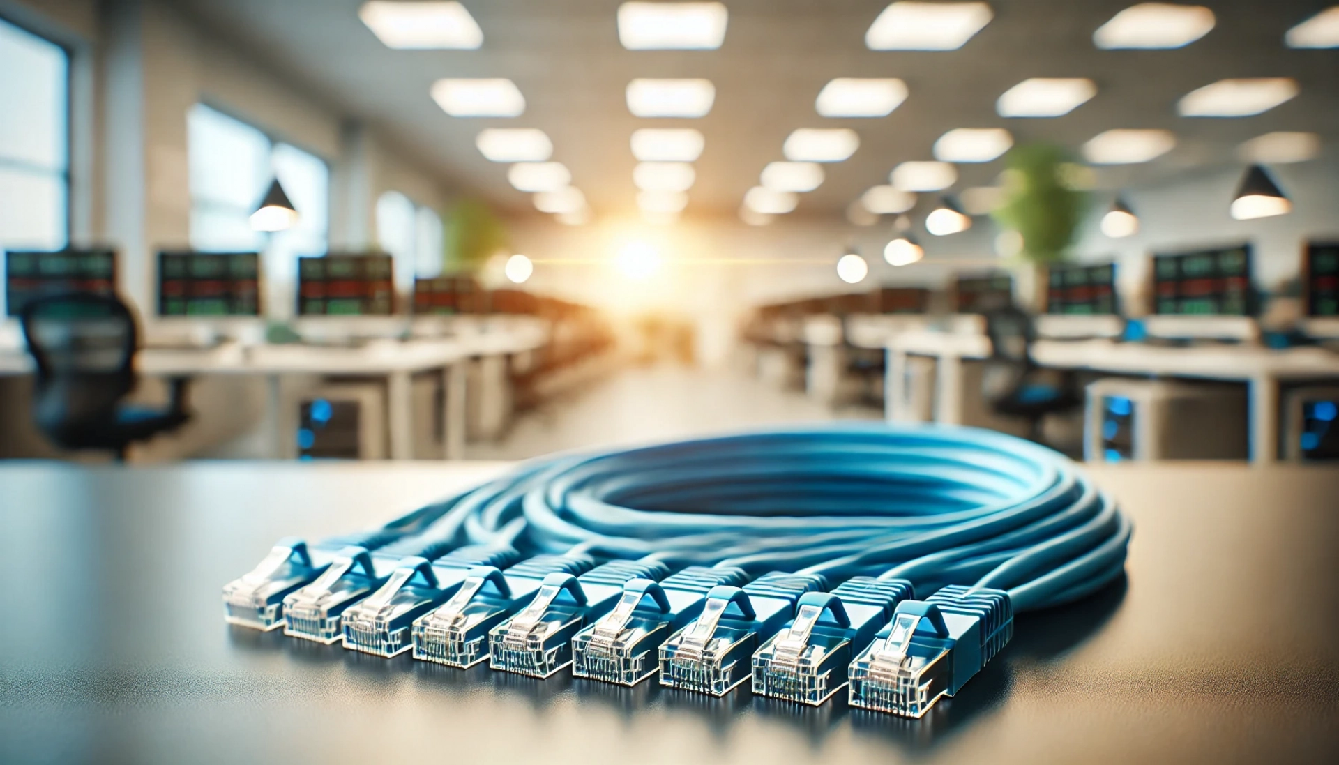 2m Mavi F/FTP CAT6A Patch Kablo