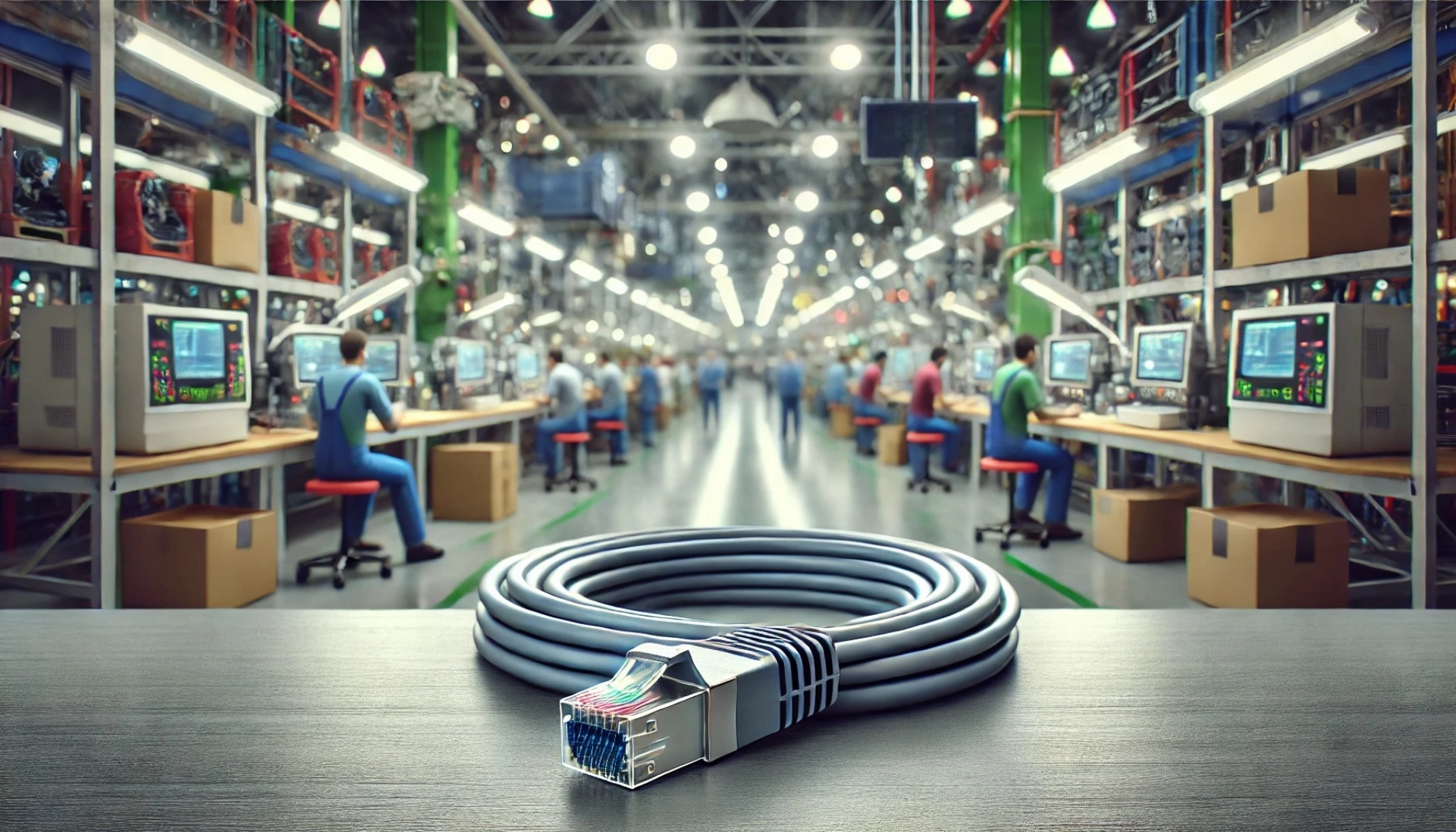 20m Gri F/FTP CAT6A Patch Kablo