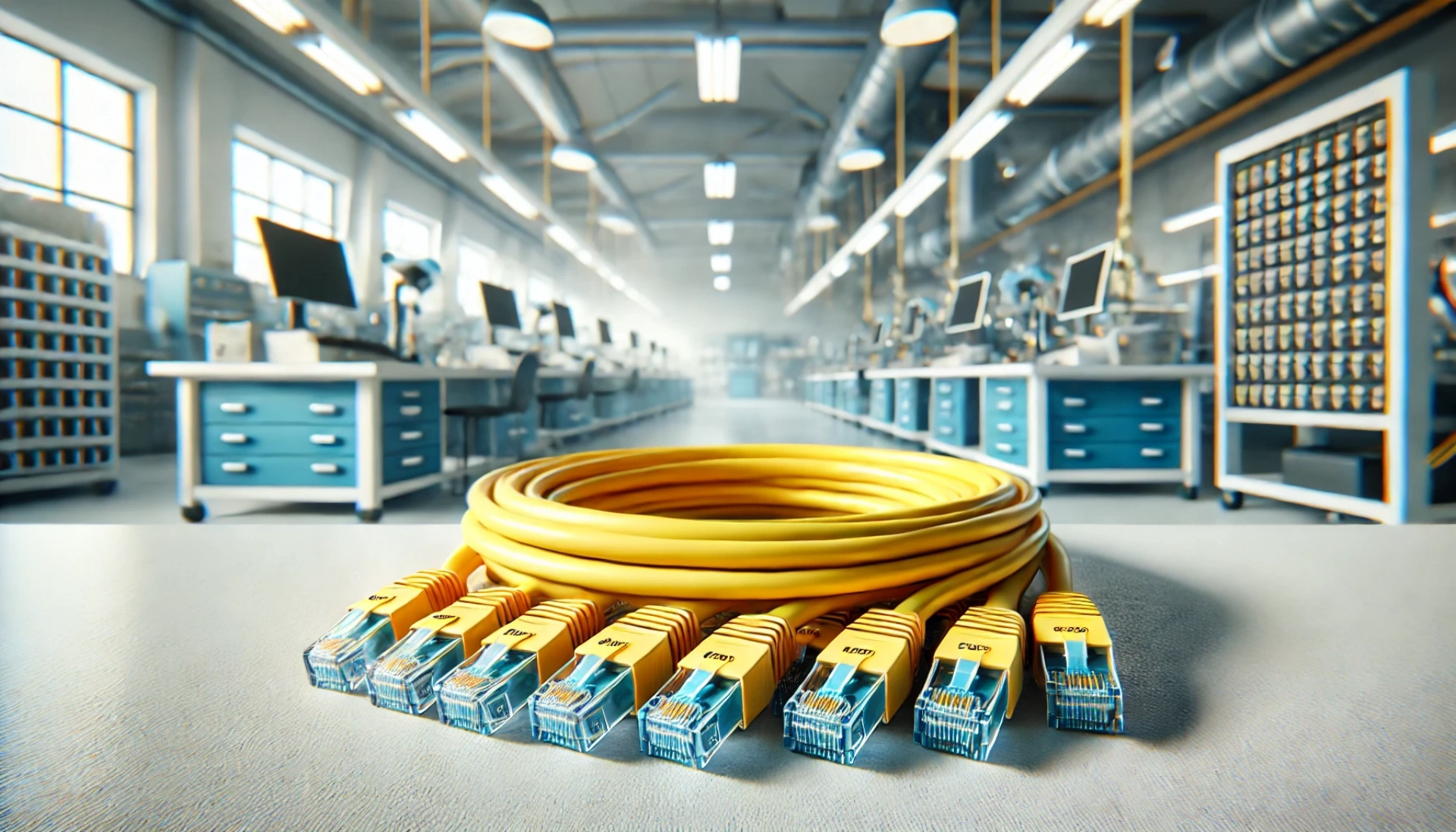 CAT6A F/FTP Patch Kablo - 20 metre, Sarı