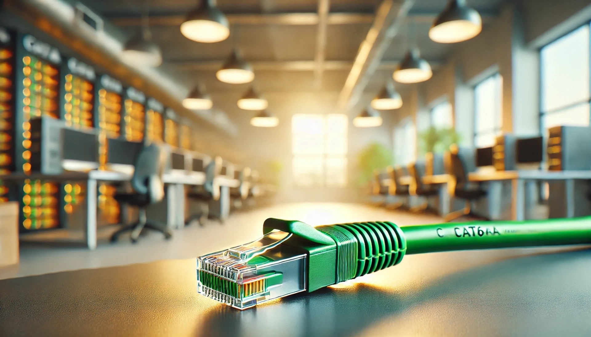 CAT6A F/FTP Patch Kablo - 3 metre, Yeşil