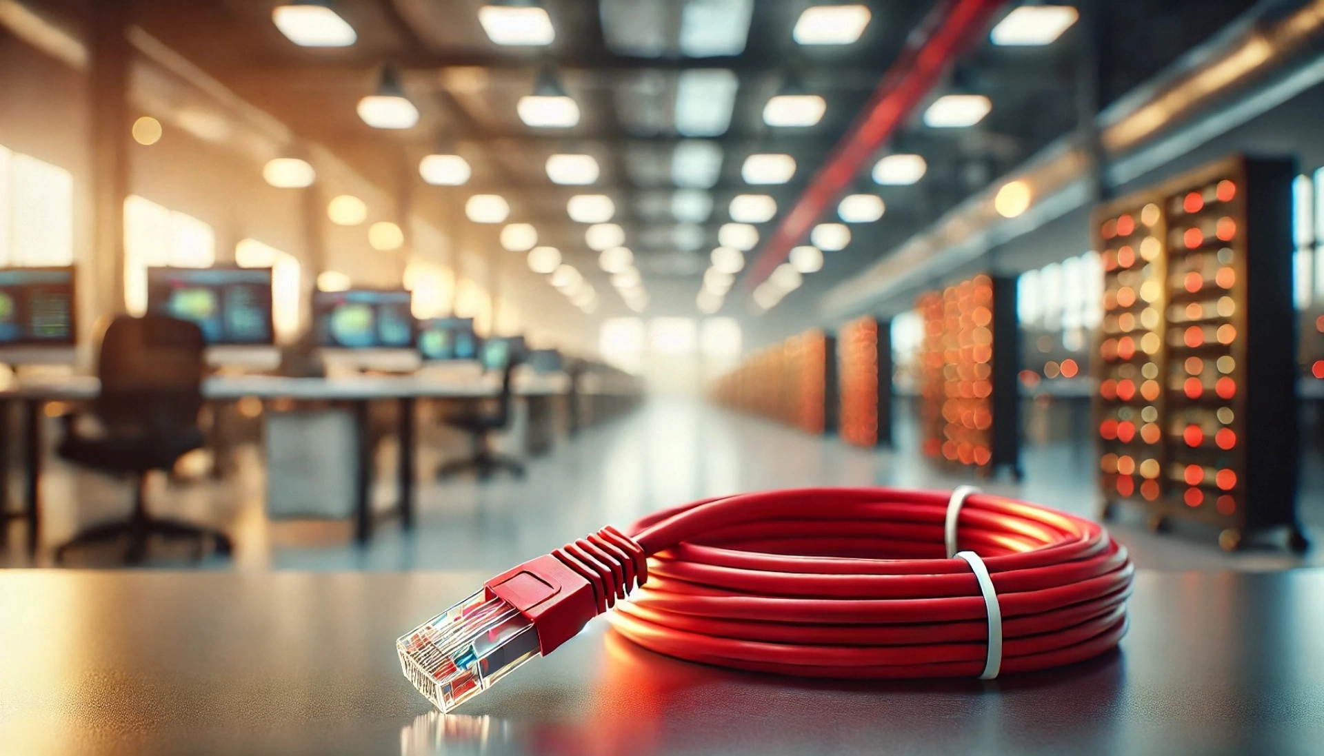 30m Kırmızı F/FTP CAT6A Patch Kablo