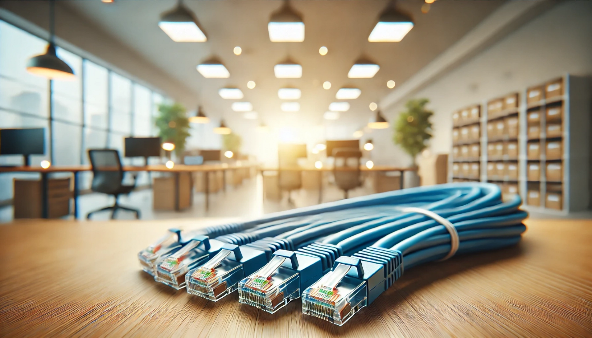CAT6A F/FTP Patch Kablo - 30cm, Mavi