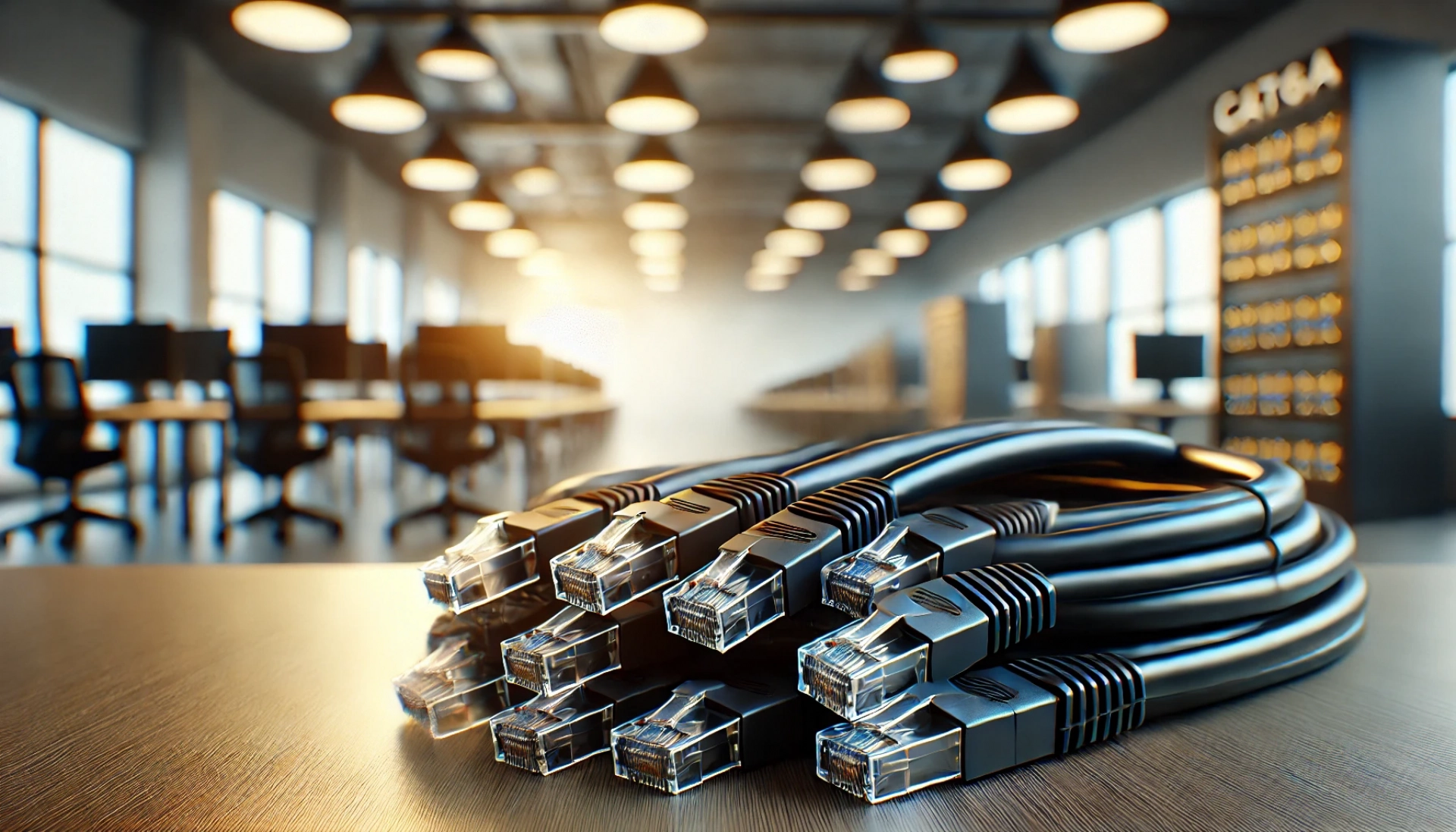 50m Siyah F/FTP CAT6A Patch Kablo