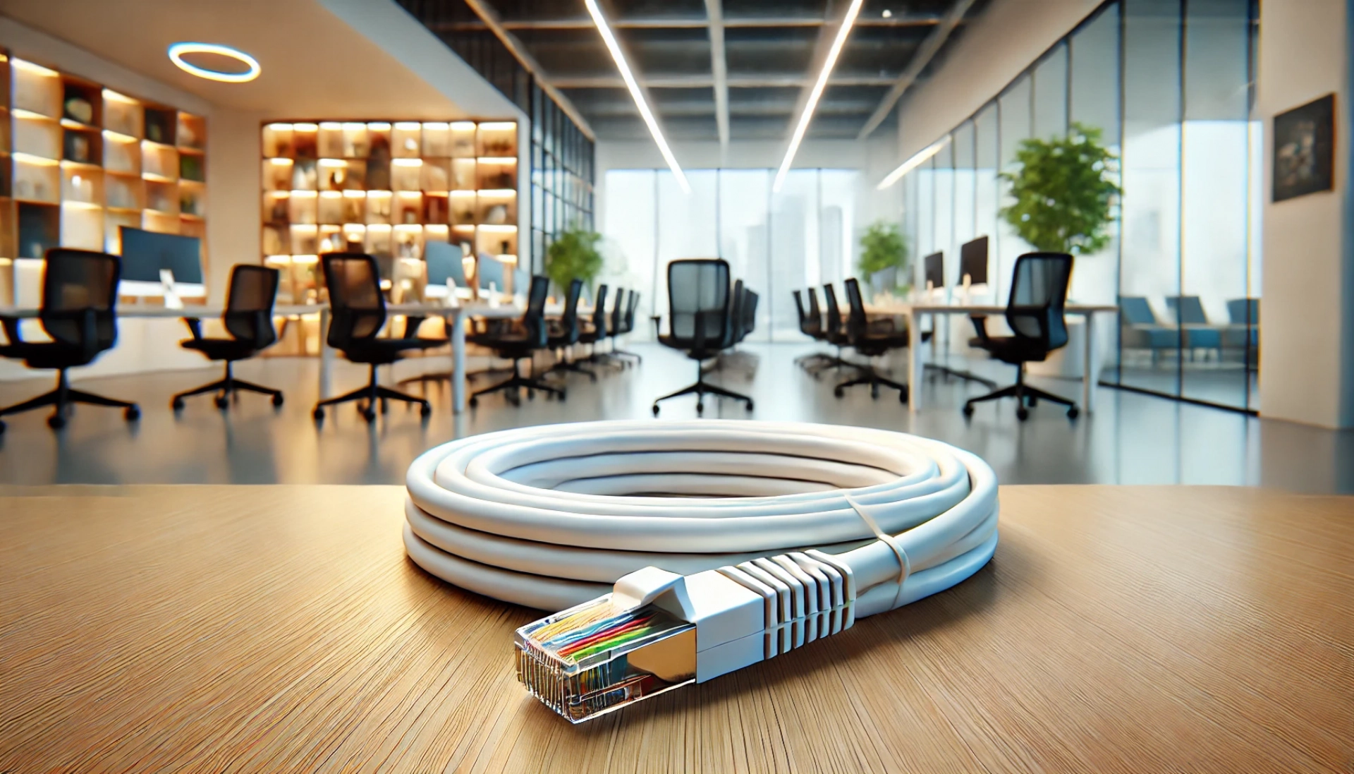 10m Beyaz F/UTP CAT6A Patch Kablo