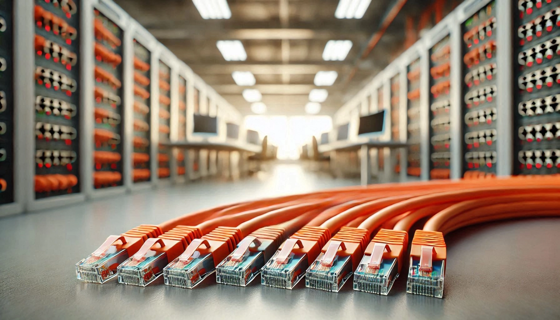 CAT6A F/UTP Patch Kablo - 30cm, Turuncu