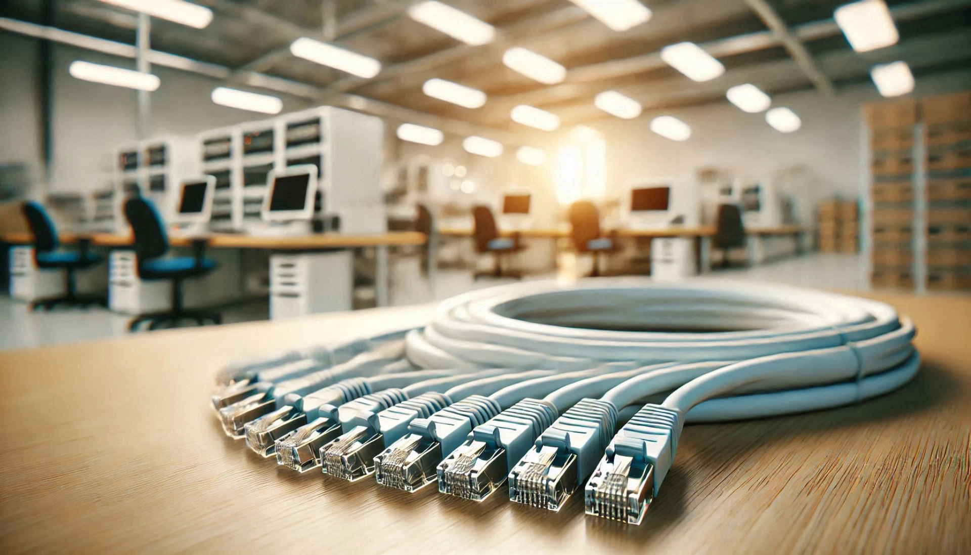 40m Beyaz F/UTP CAT6A Patch Kablo