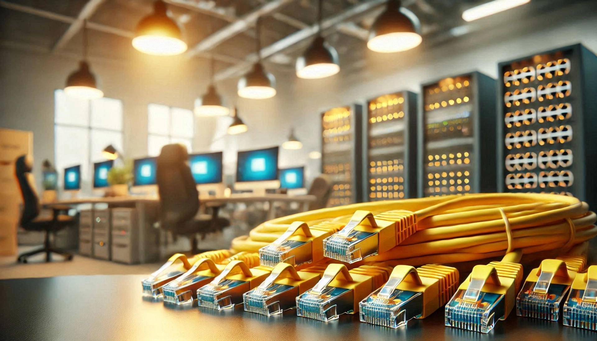 50cm Sarı F/UTP CAT6A Patch Kablo