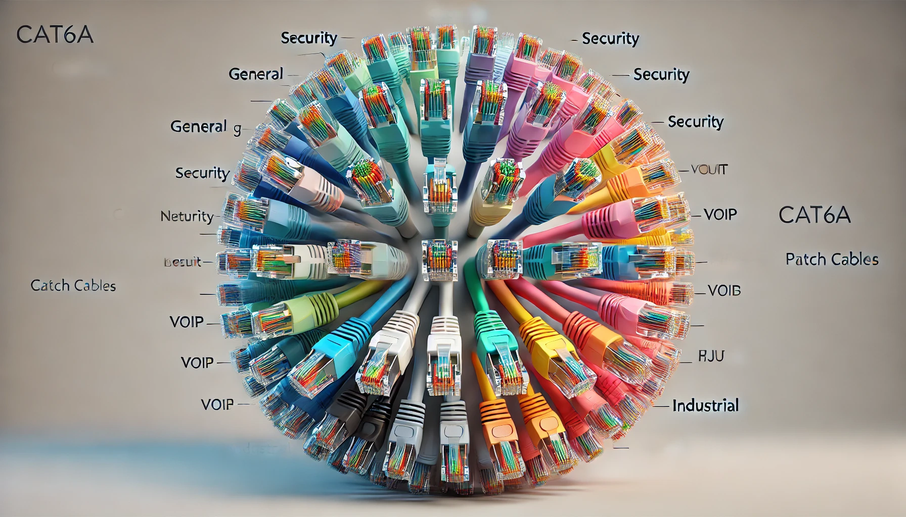 CAT6A Kabloların Renkleri ve Kullanım Alanları