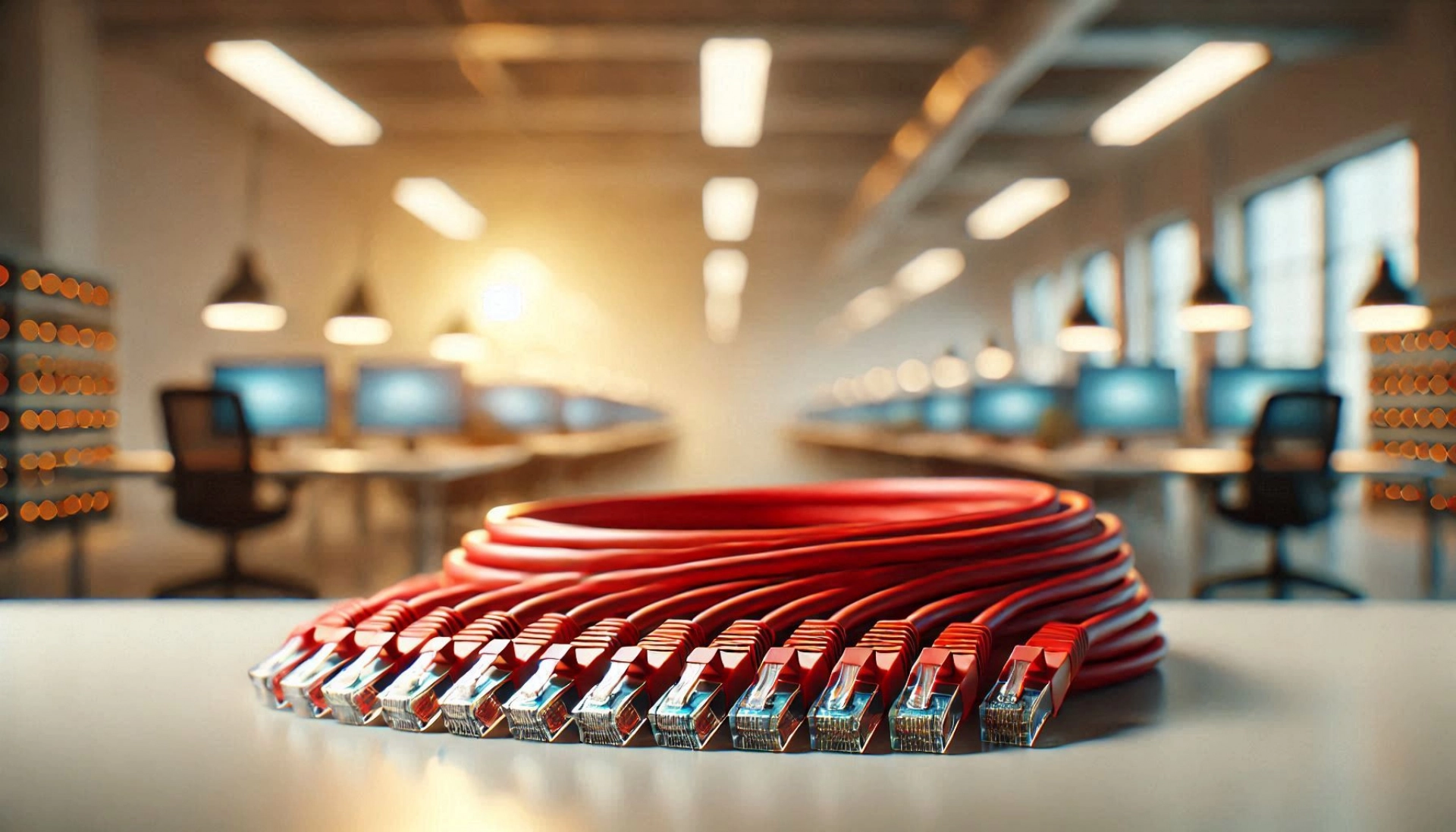 CAT6A S/FTP Patch Kablo - 1 metre, Kırmızı