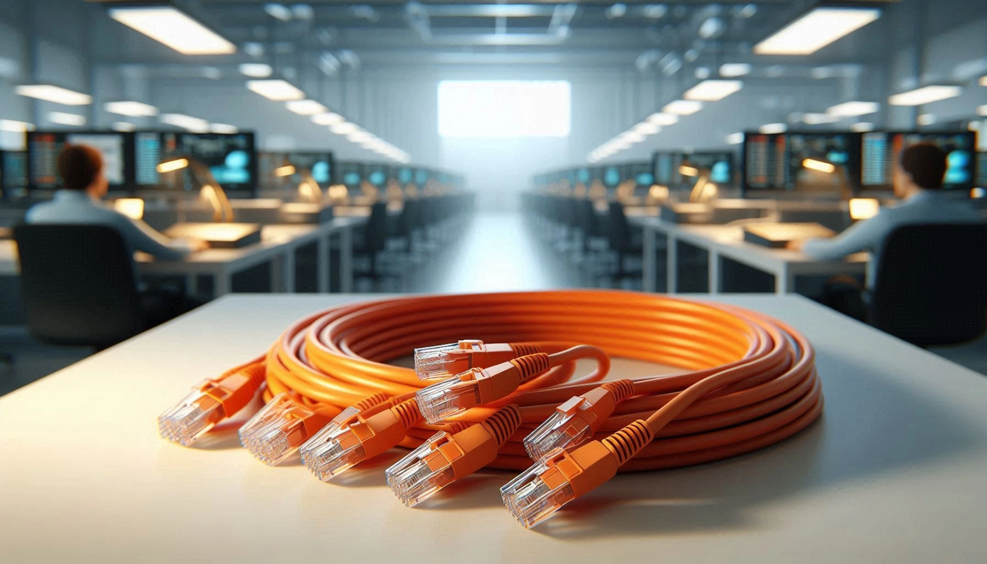 CAT6A S/FTP Patch Kablo - 1 metre, Turuncu