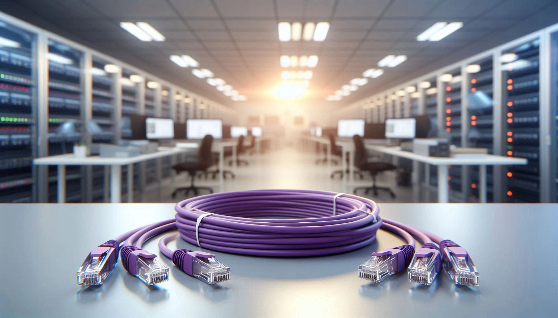 15m Mor S/FTP CAT6A Patch Kablo CAT6A S/FTP