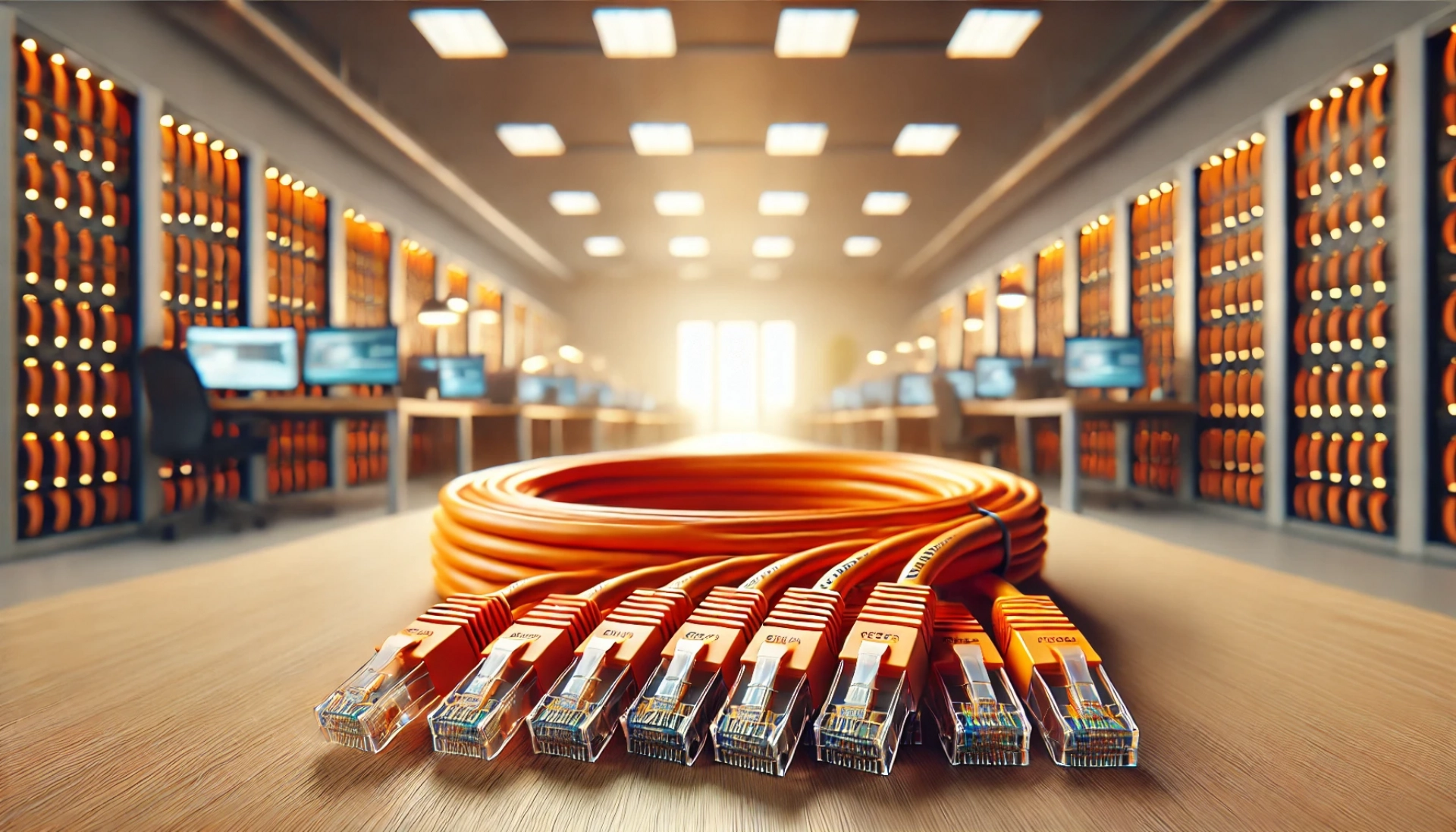 15 m Turuncu S/FTP CAT6A Patch Kablo CAT6A S/FTP Patch Kablo