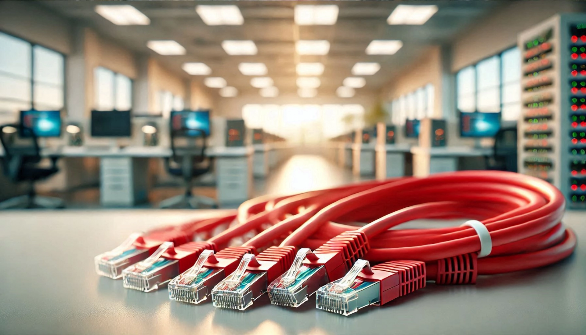 20m Kırmızı S/FTP CAT6A Patch Kablo