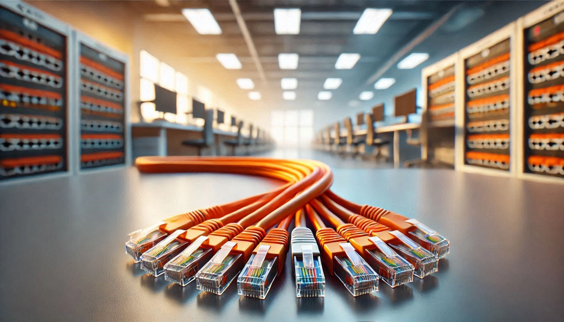 CAT6A S/FTP Patch Kablo - 25cm, Turuncu