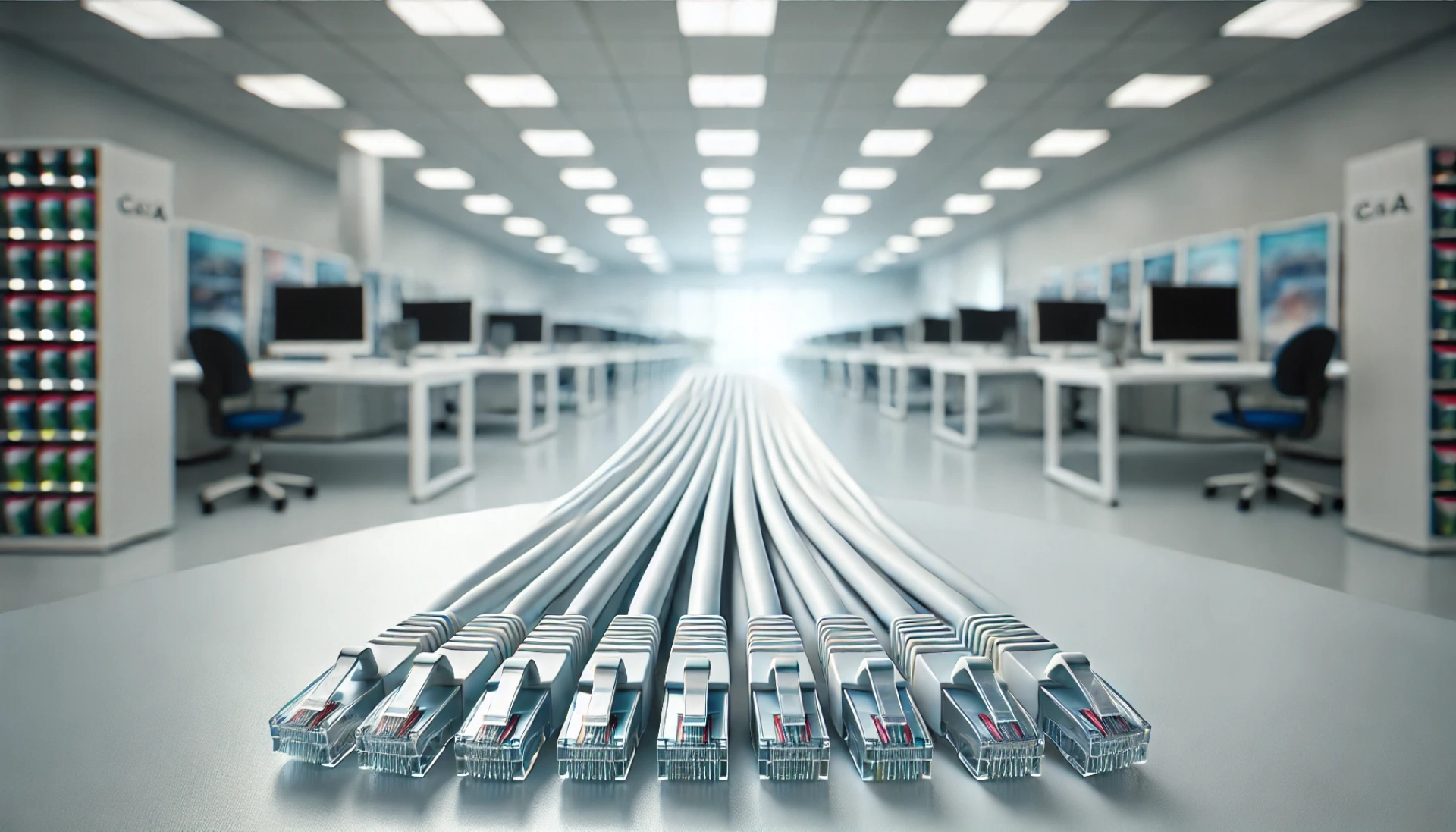 CAT6A S/FTP Patch Kablo - 30cm, Beyaz