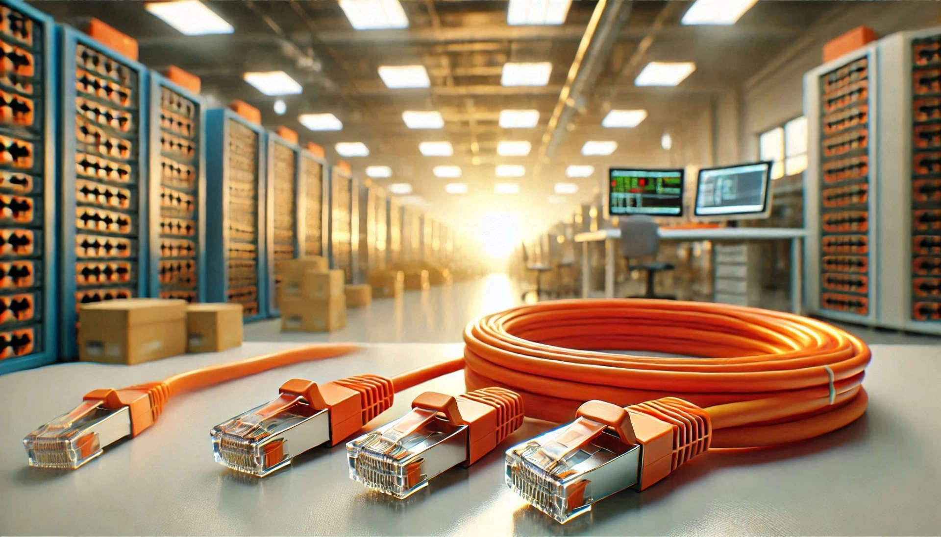 CAT6A S/UTP Patch Kablo - 10 metre, Turuncu