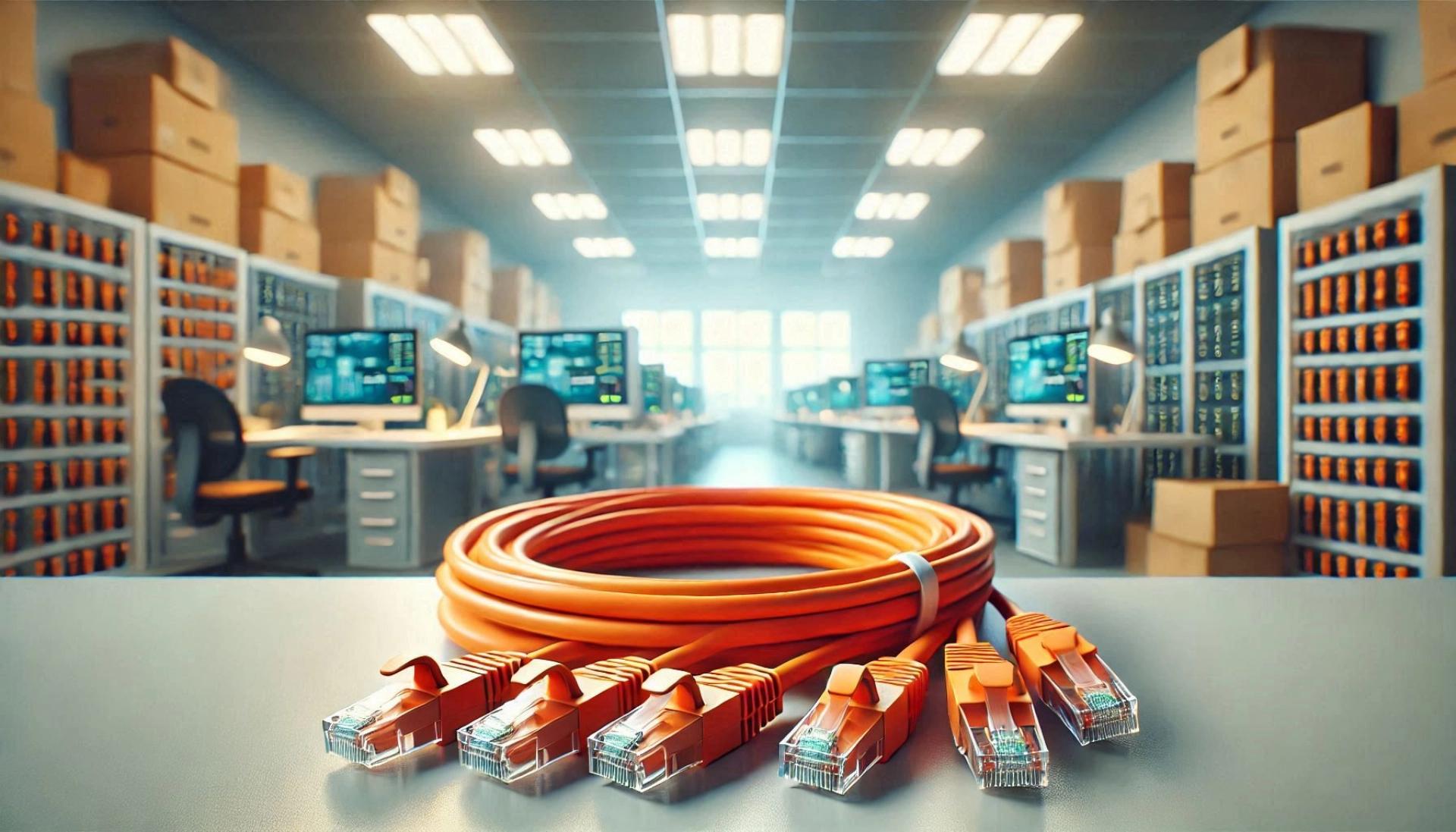 15m Turuncu S/UTP CAT6A Patch Kablo