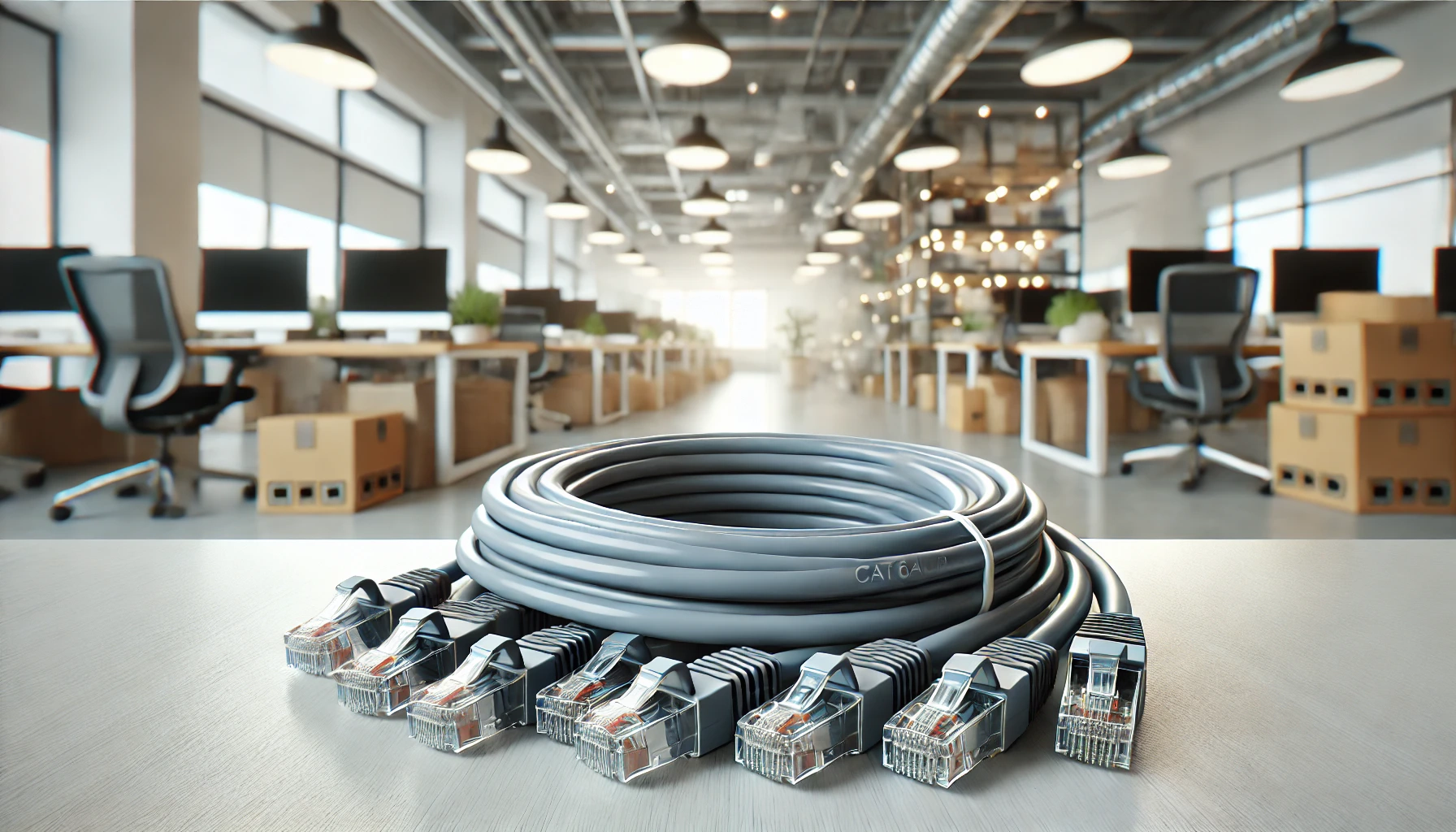 CAT6A S/UTP Patch Kablo - 25cm, Gri