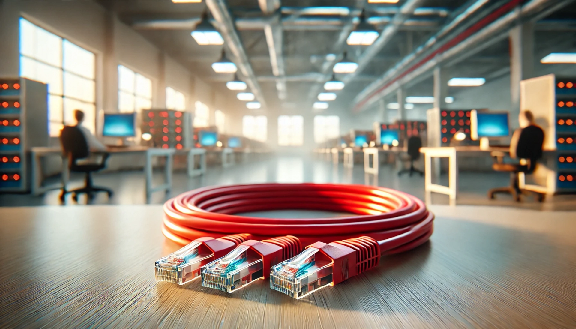 CAT6A S/UTP Patch Kablo - 25cm, Kırmızı