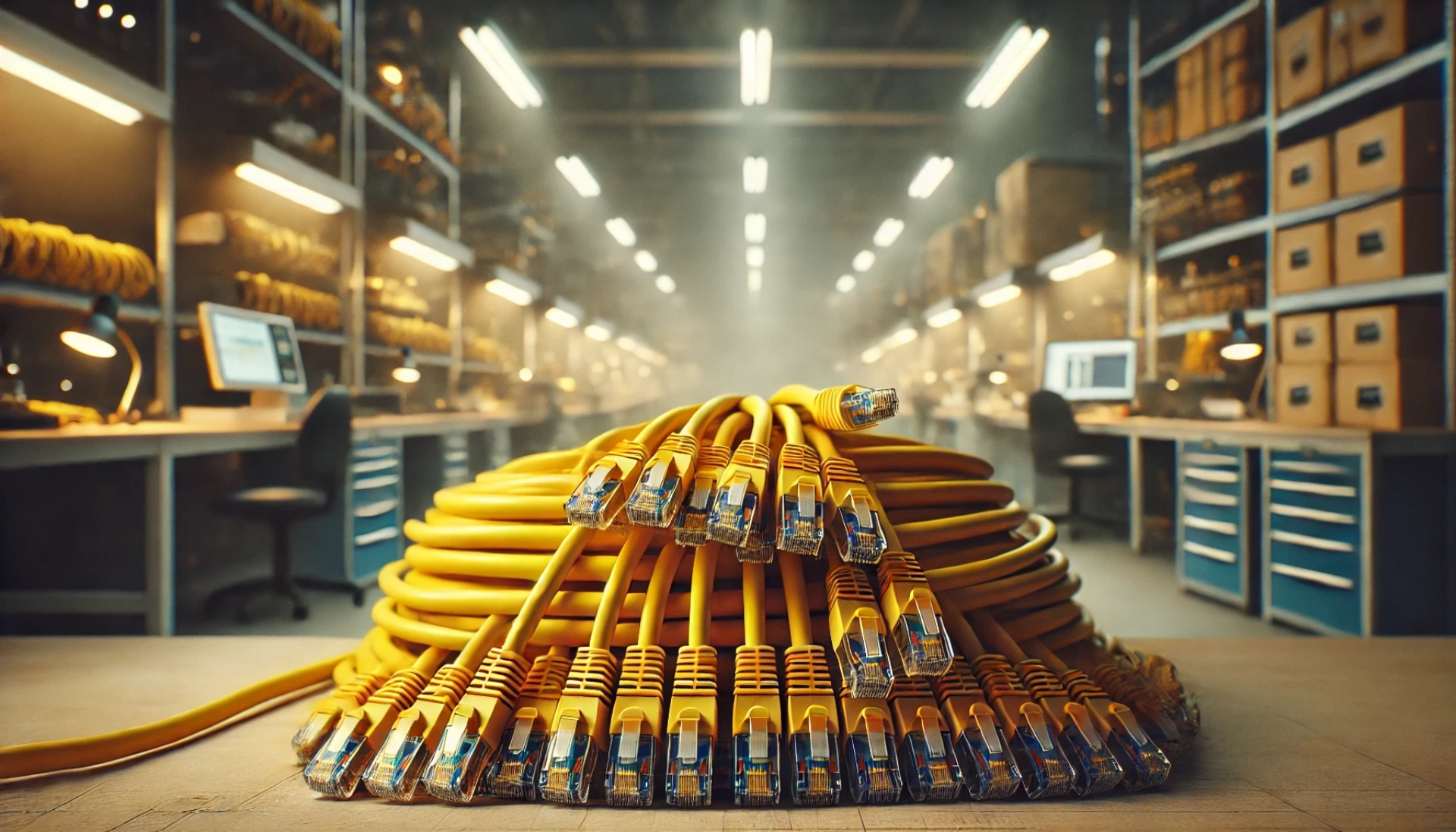 CAT6A S/UTP Patch Kablo - 3 metre, Sarı