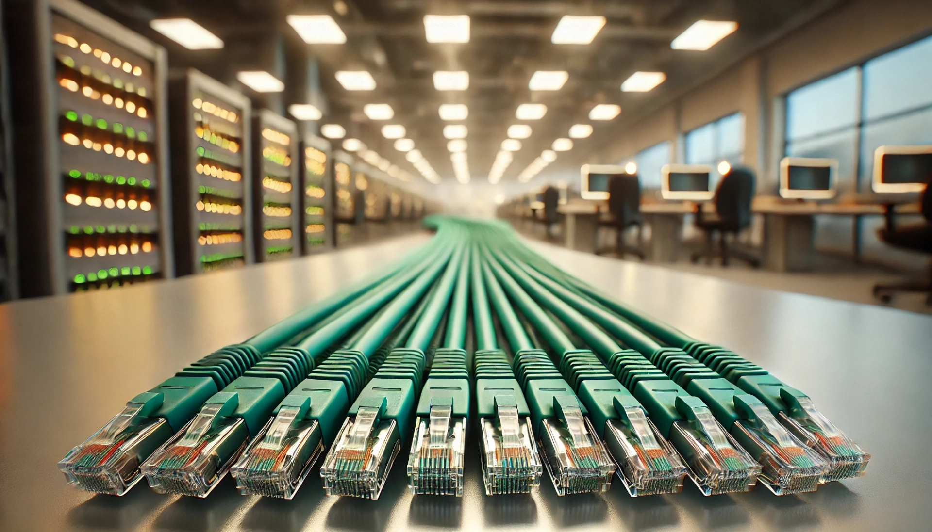 50m Yeşil S/UTP CAT6A Patch Kablo