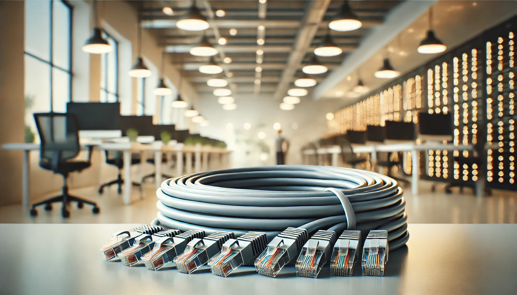 CAT6A S/UTP Patch Kablo - 50cm, Gri