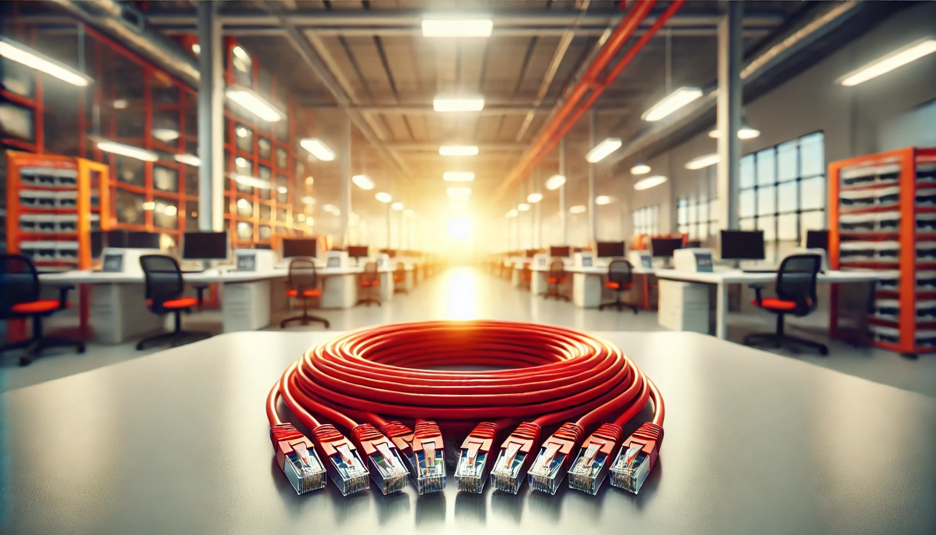 CAT6A SF/UTP Patch Kablo - 15 metre, Kırmızı