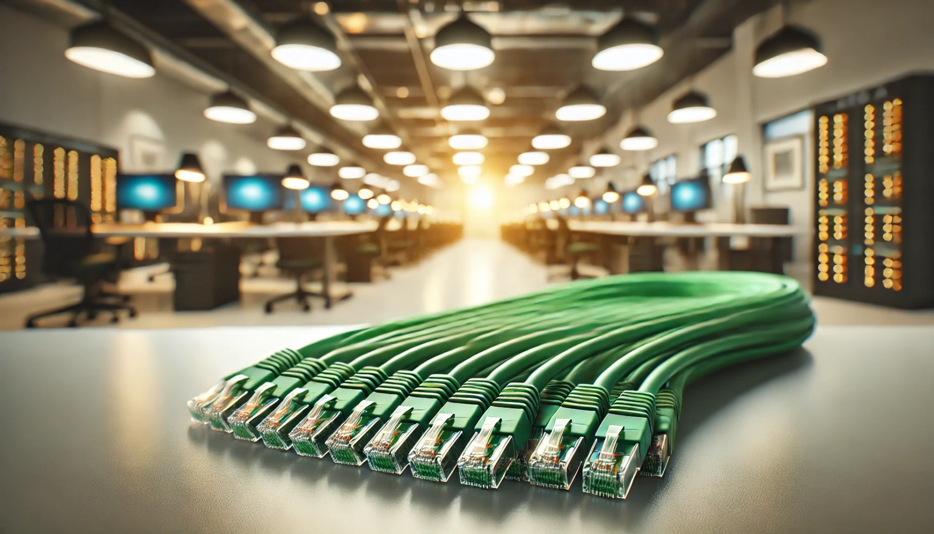 50m Yeşil SF/UTP CAT6A Patch Kablo