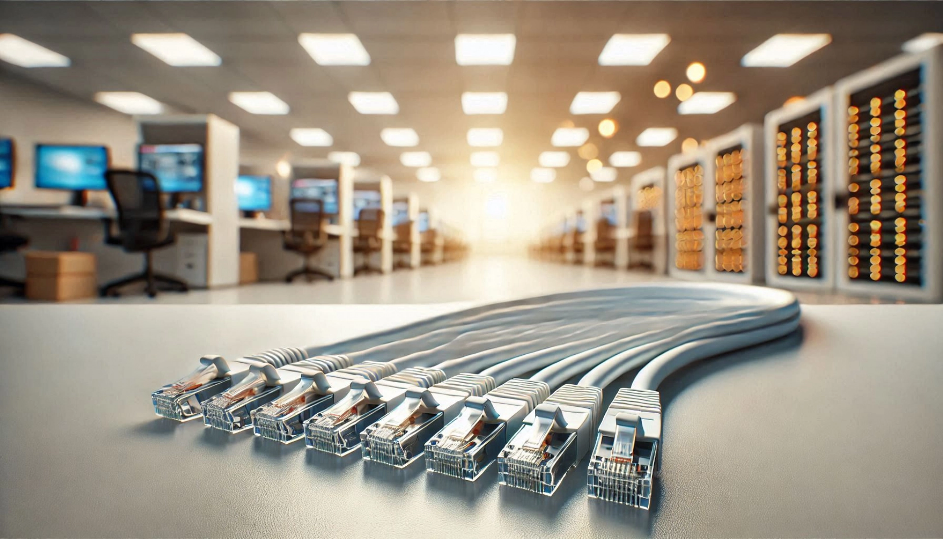 50cm Beyaz SF/UTP CAT6A Patch Kablo 