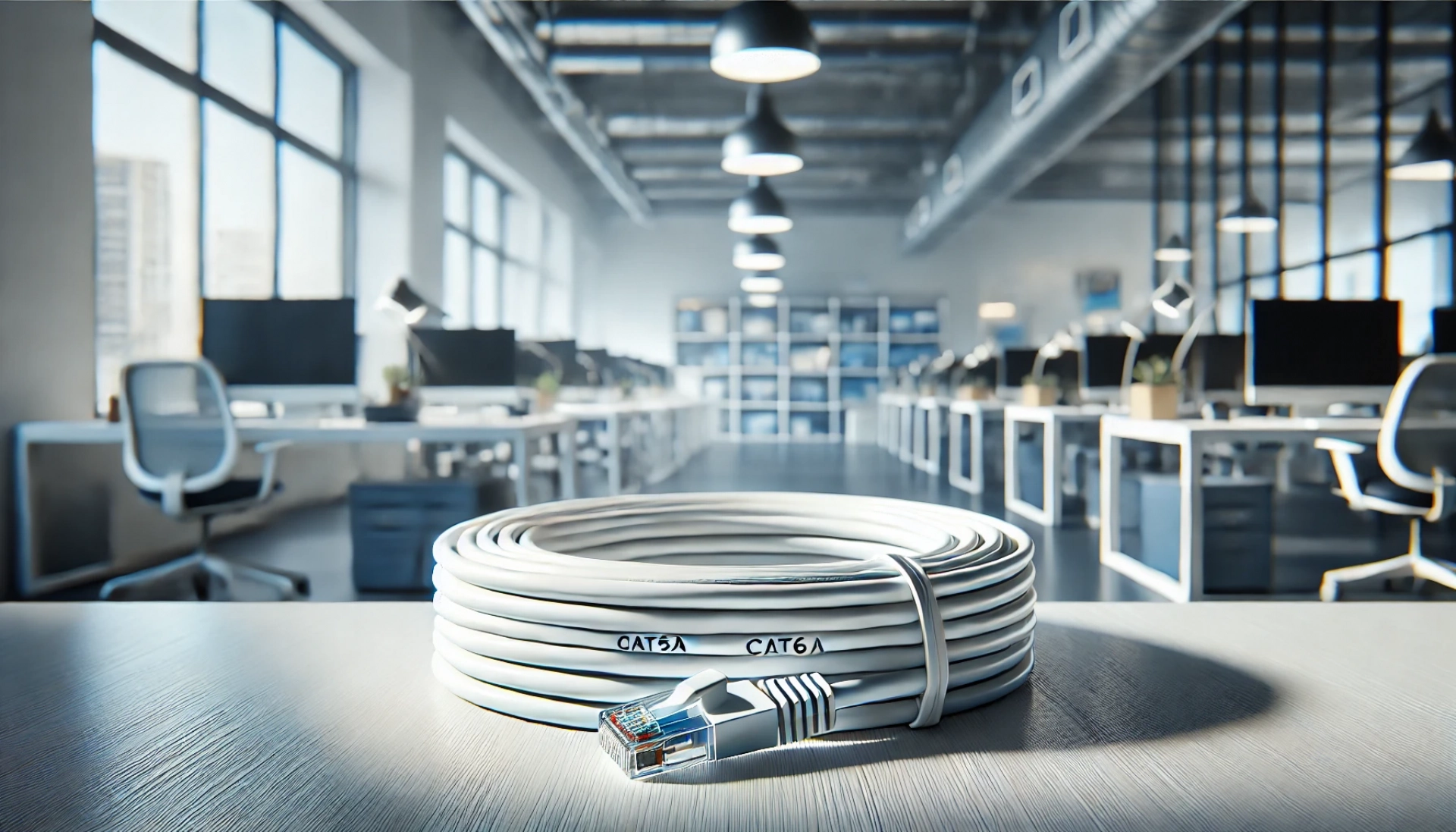 CAT6A U/FTP Patch Kablo - 1 metre, Beyaz