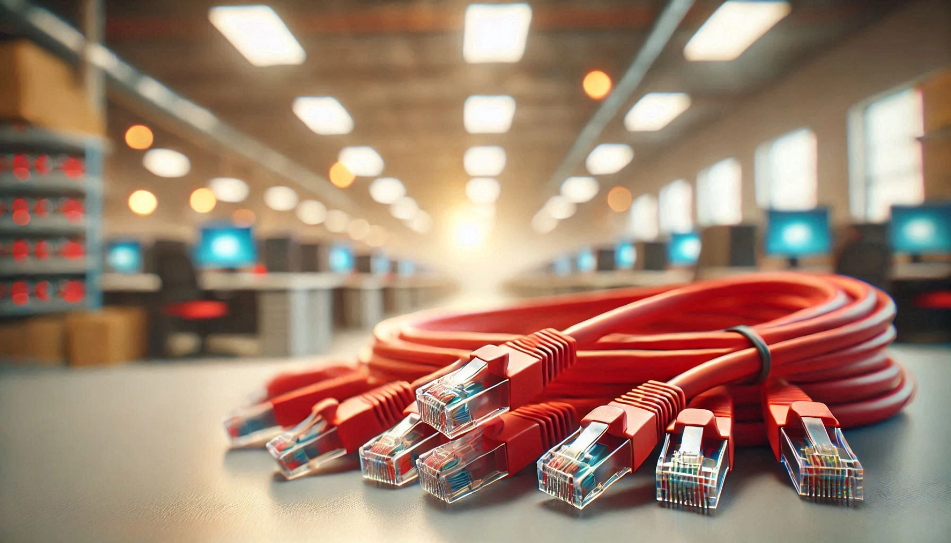 CAT6A U/FTP Patch Kablo - 1 metre, Kırmızı