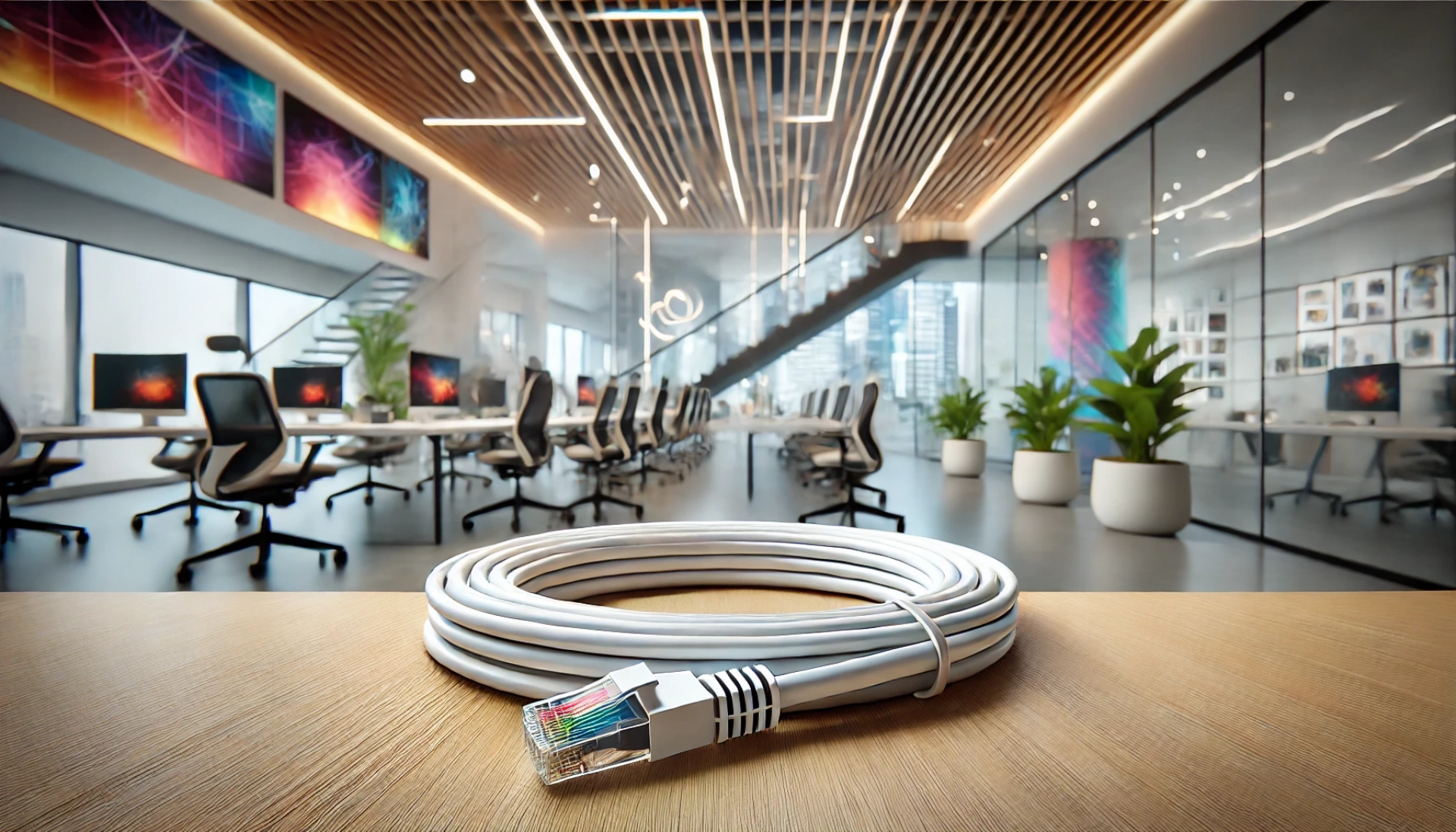CAT6A U/FTP Patch Kablo - 20cm, Beyaz